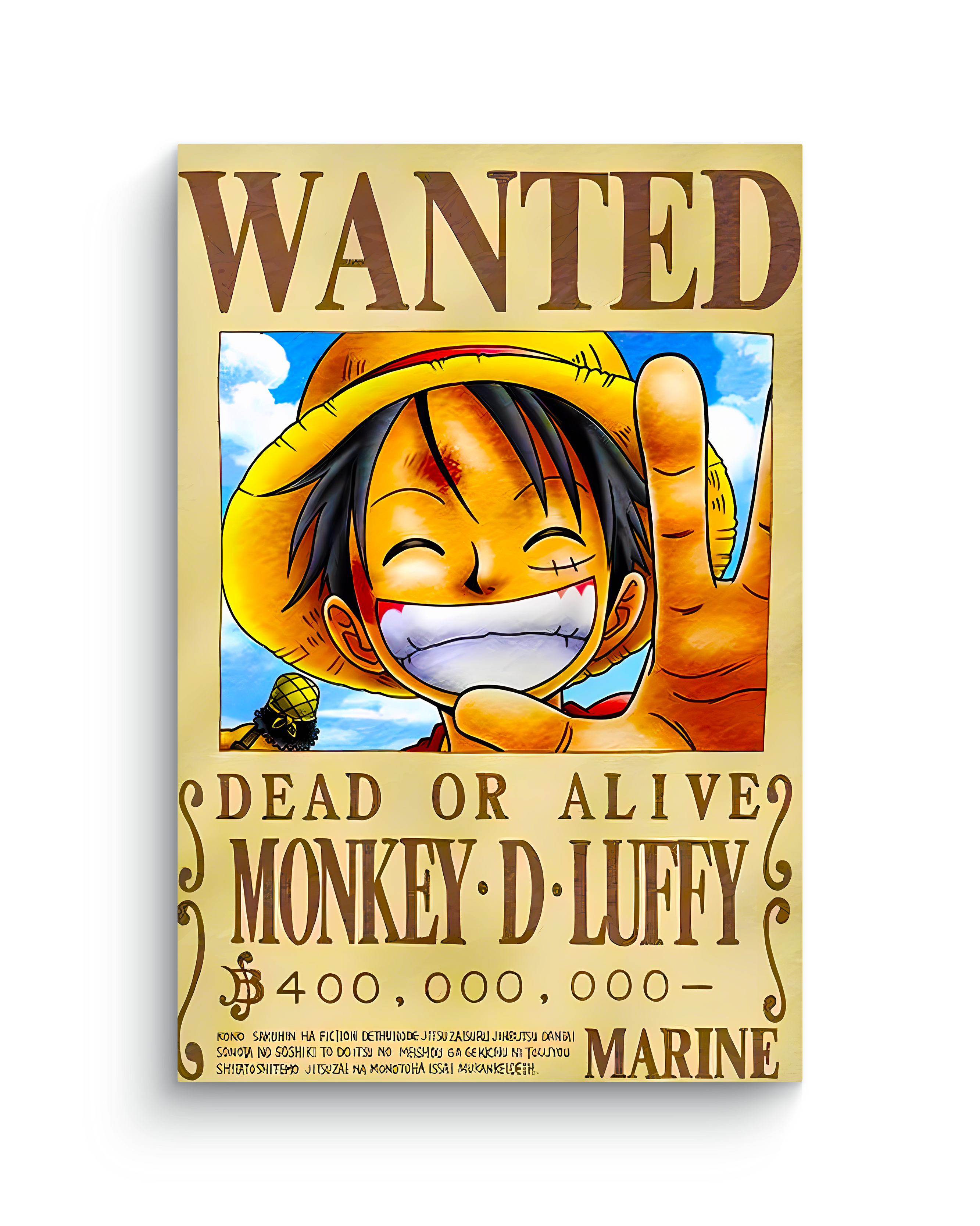Monkey D. Luffy Metal Poster