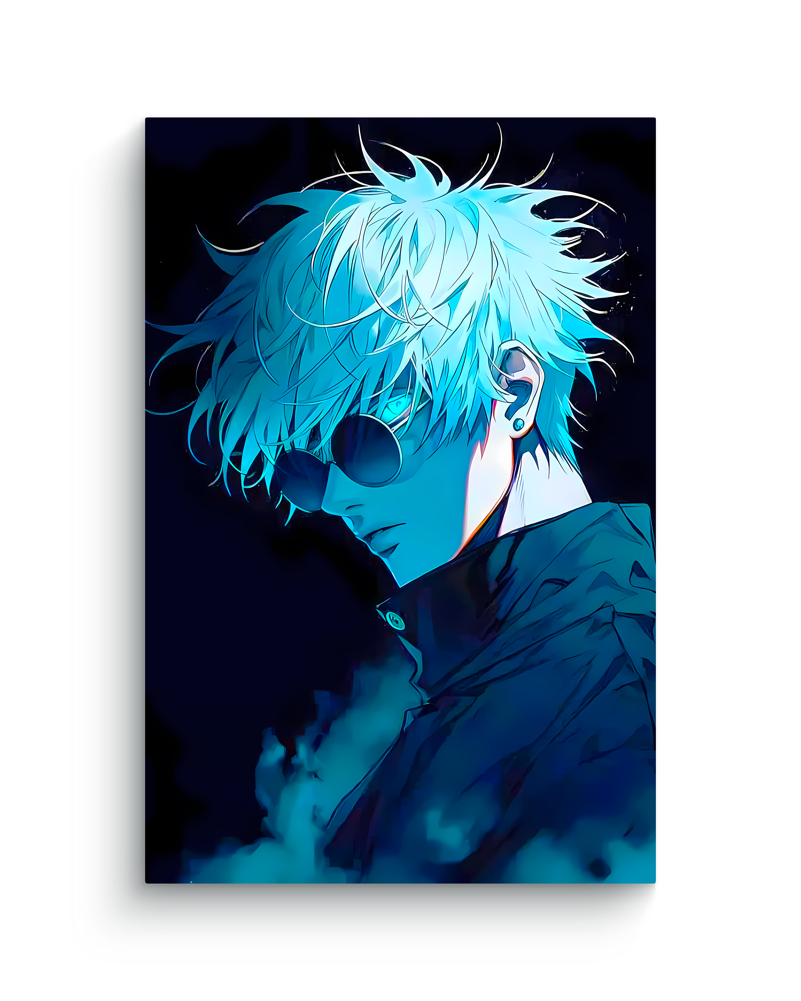 Gojo Saturu Metal Poster