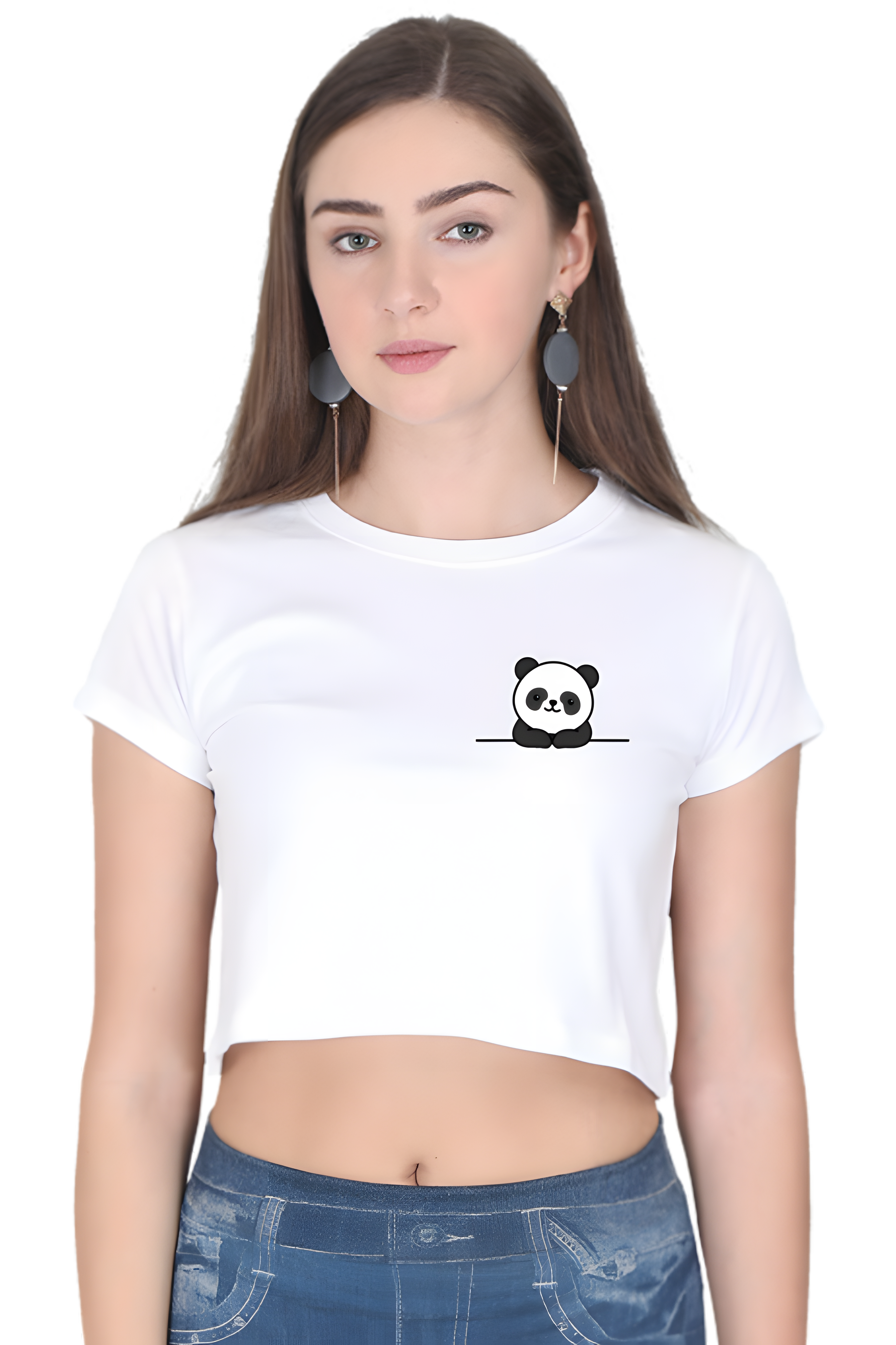 Panda Crop Top