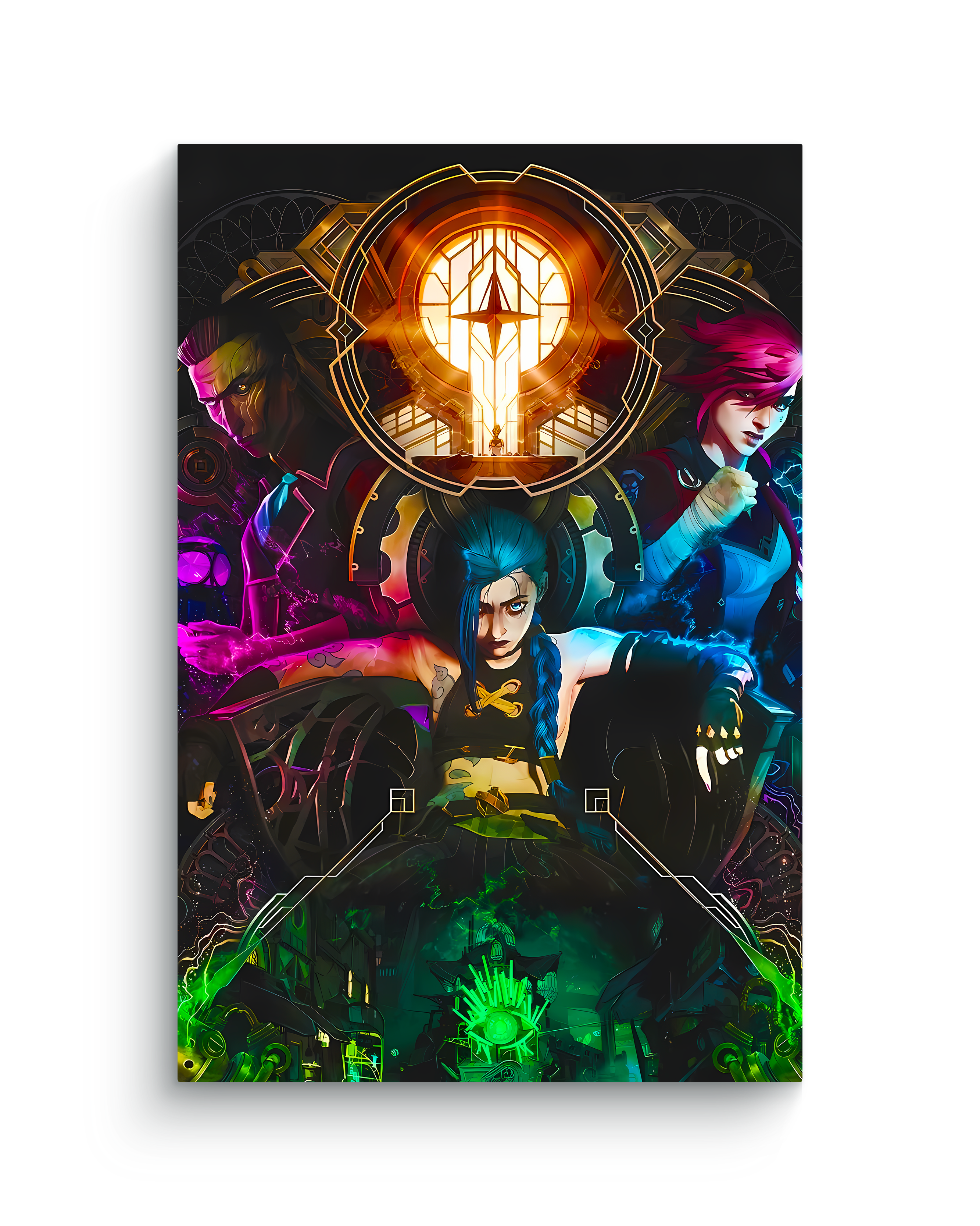 Arcane Anime Metal Poster
