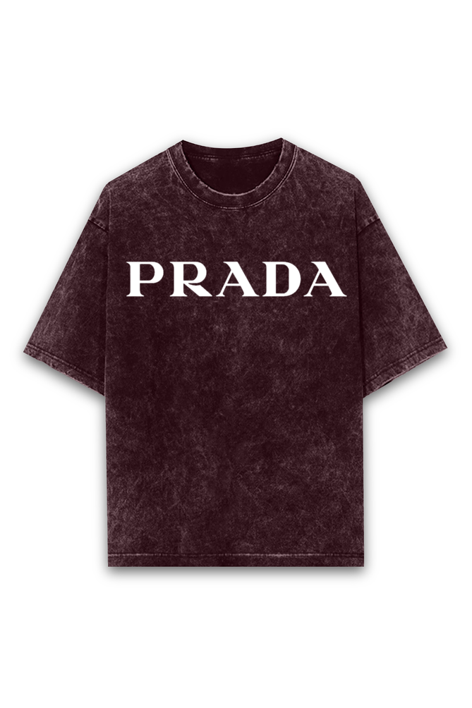 Prada Acid Wash Oversized T-shirt