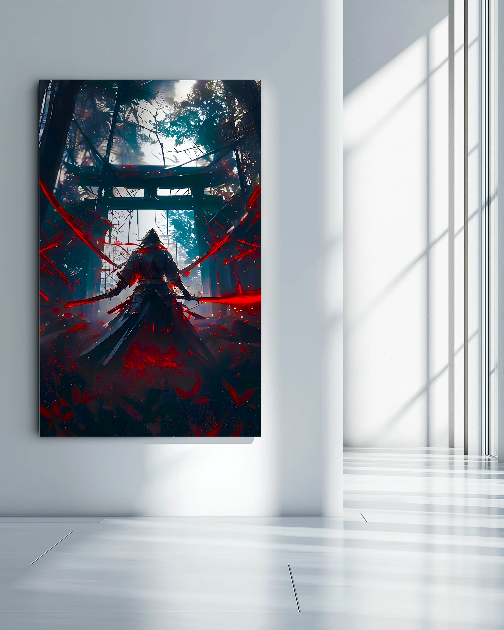 Samurai Metal Poster