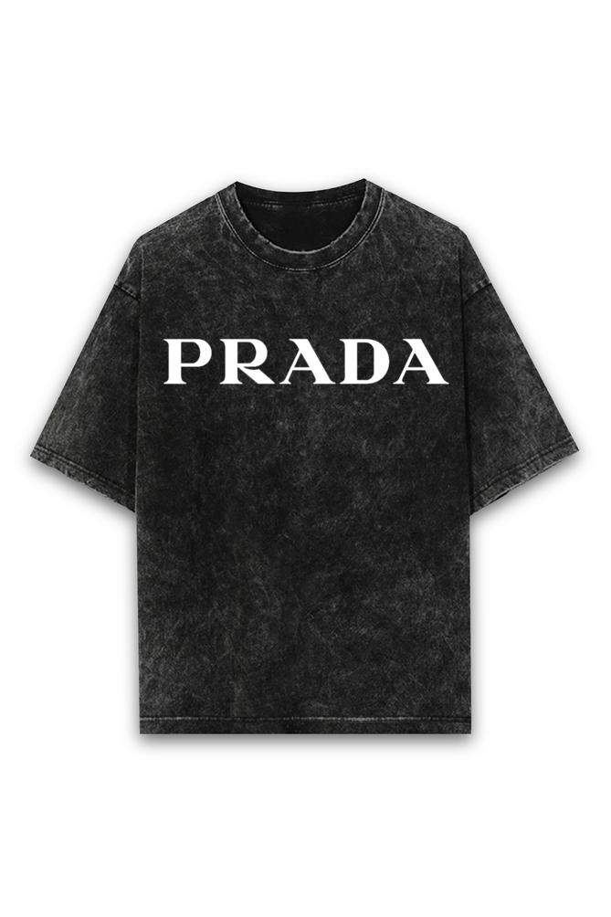 Prada Acid Wash Oversized T-shirt