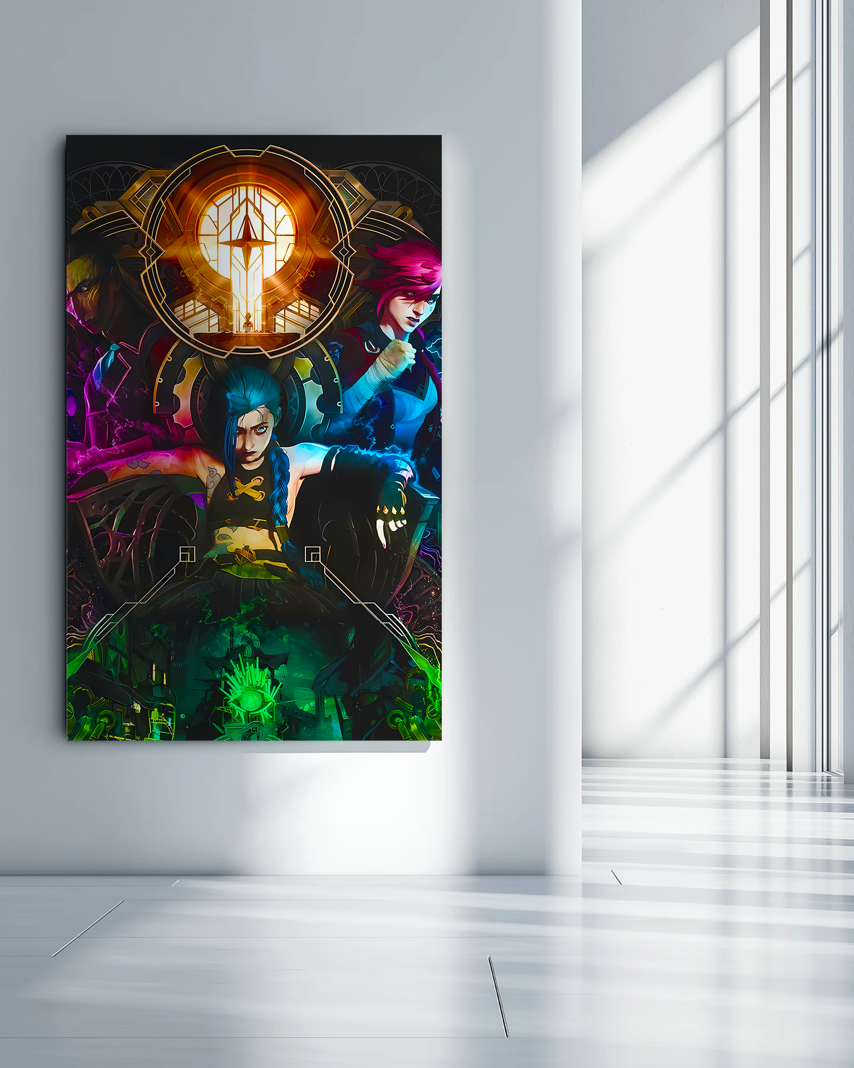 Arcane Anime Metal Poster