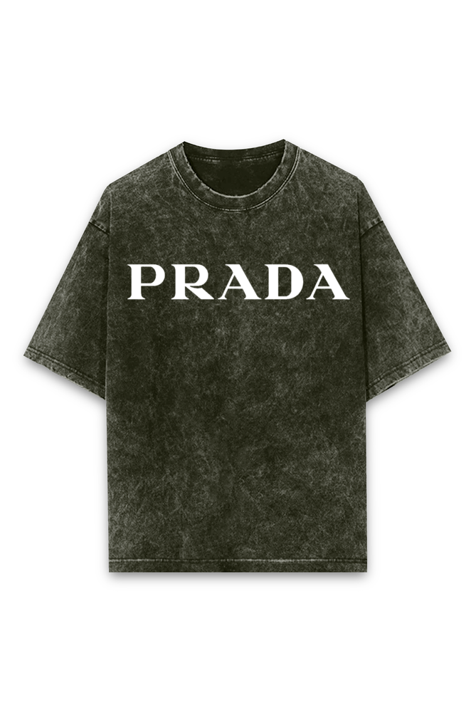 Prada Acid Wash Oversized T-shirt