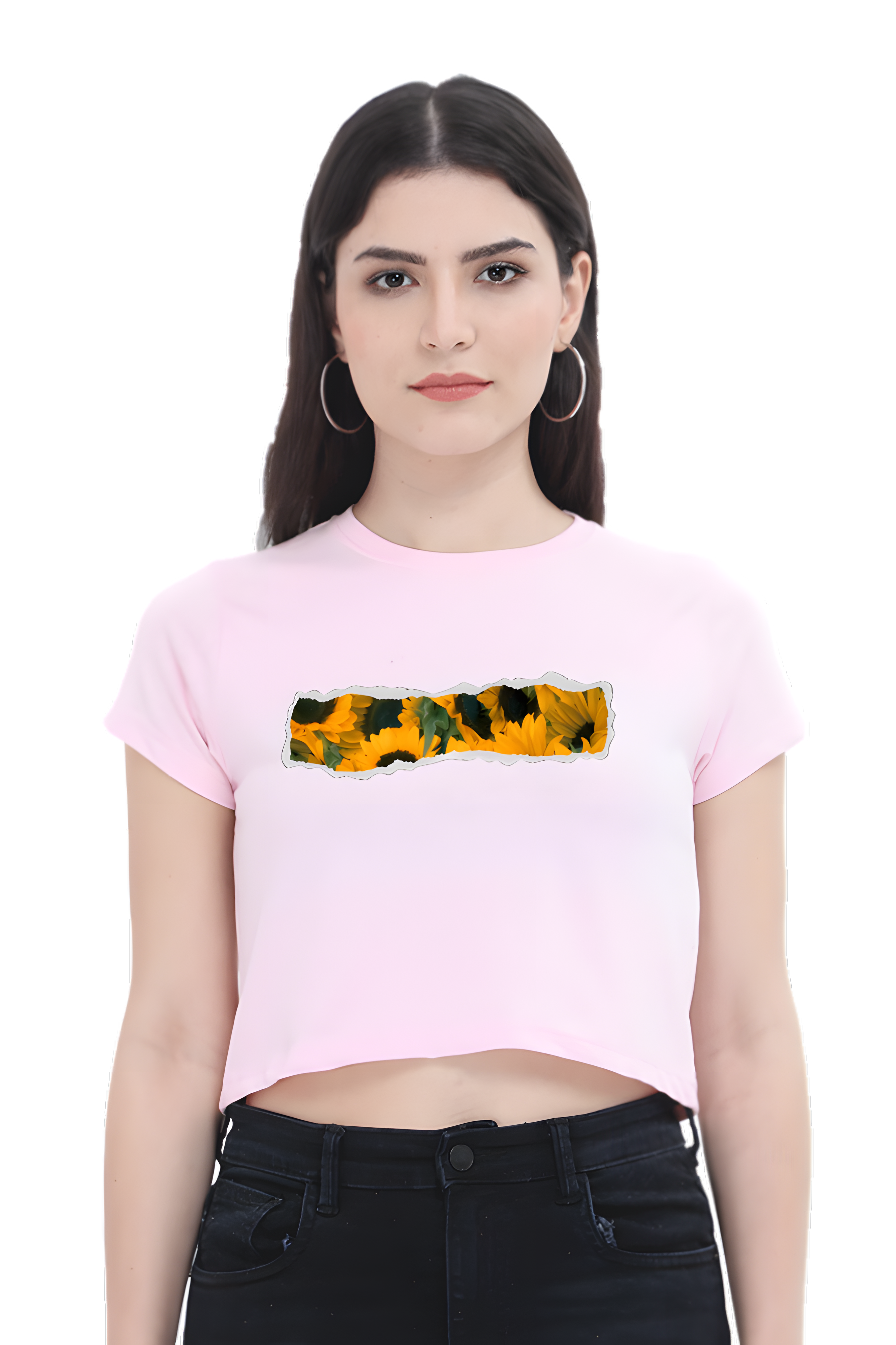 Sunflower Crop Top
