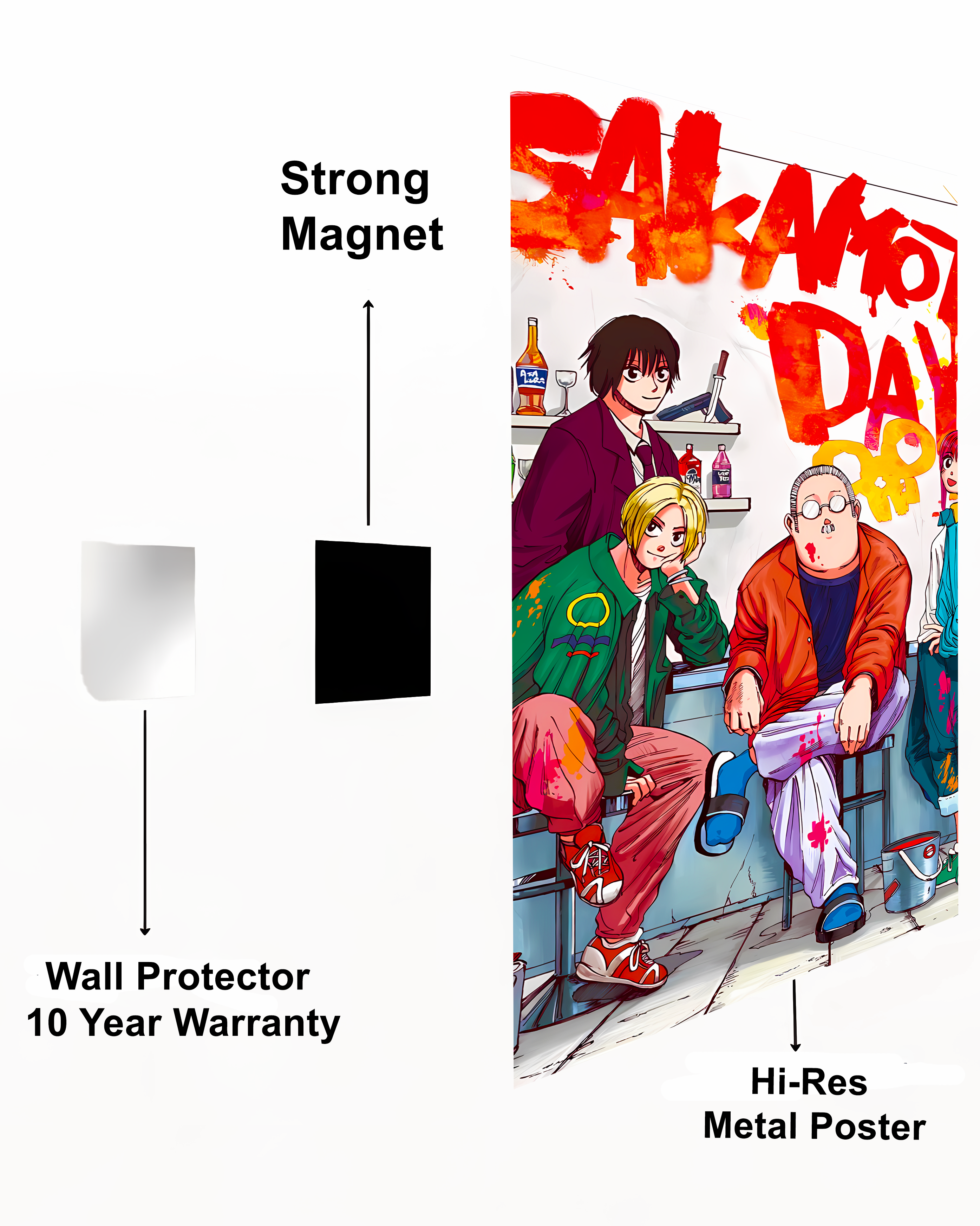 Sakamoto Days Metal Poster