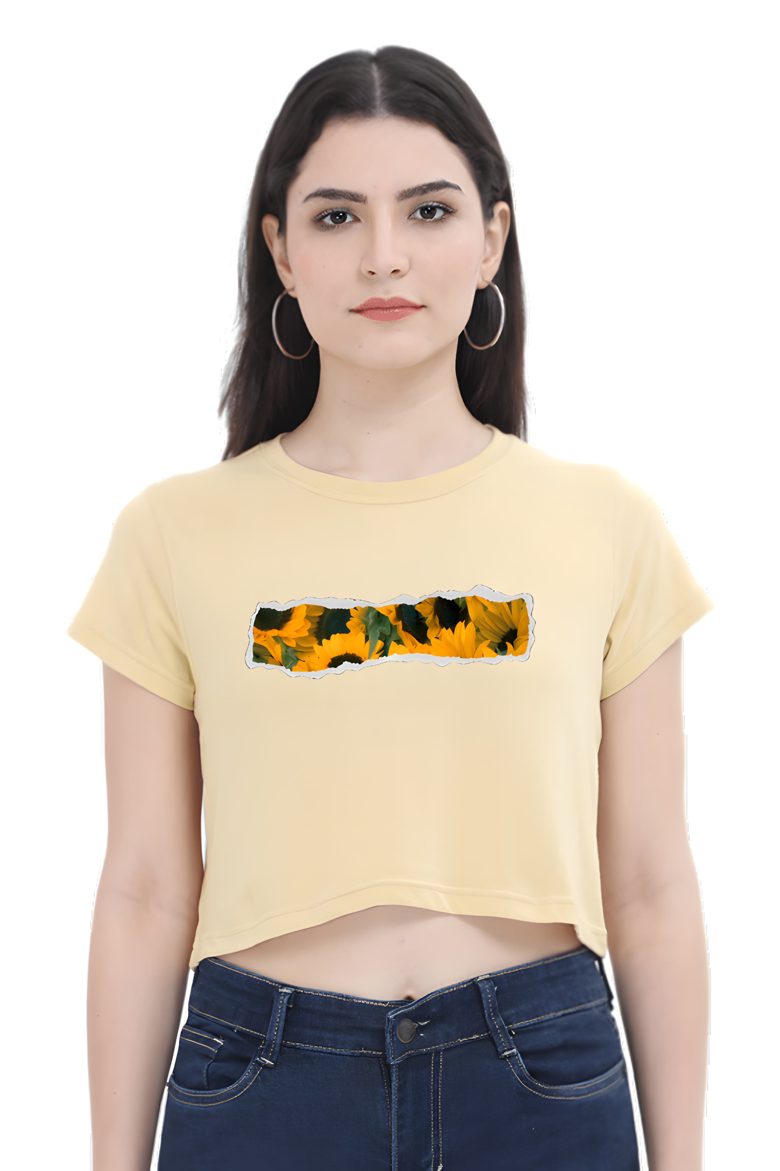 Sunflower Crop Top