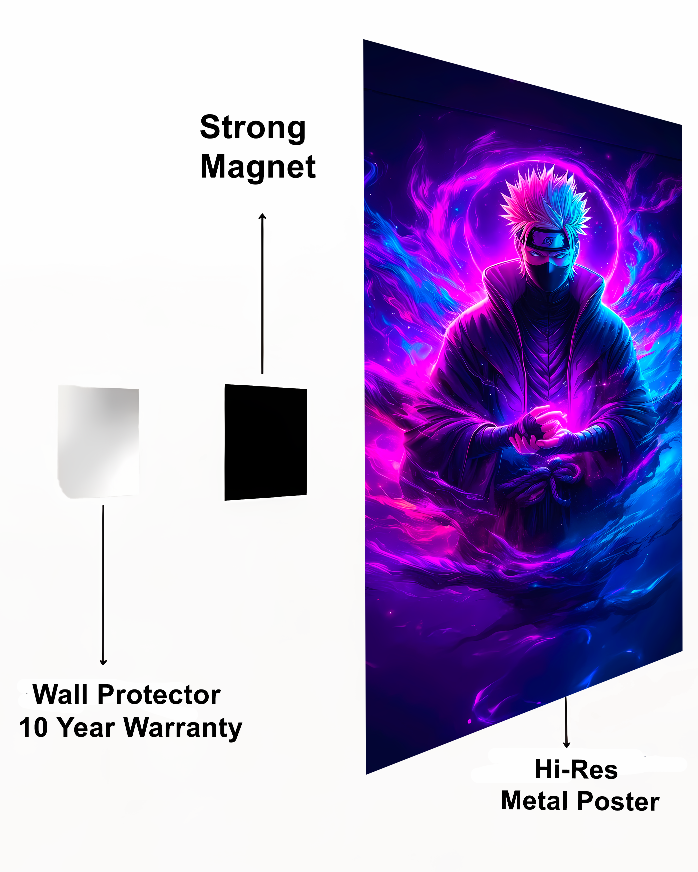 Kakashi Hatake Metal Poster