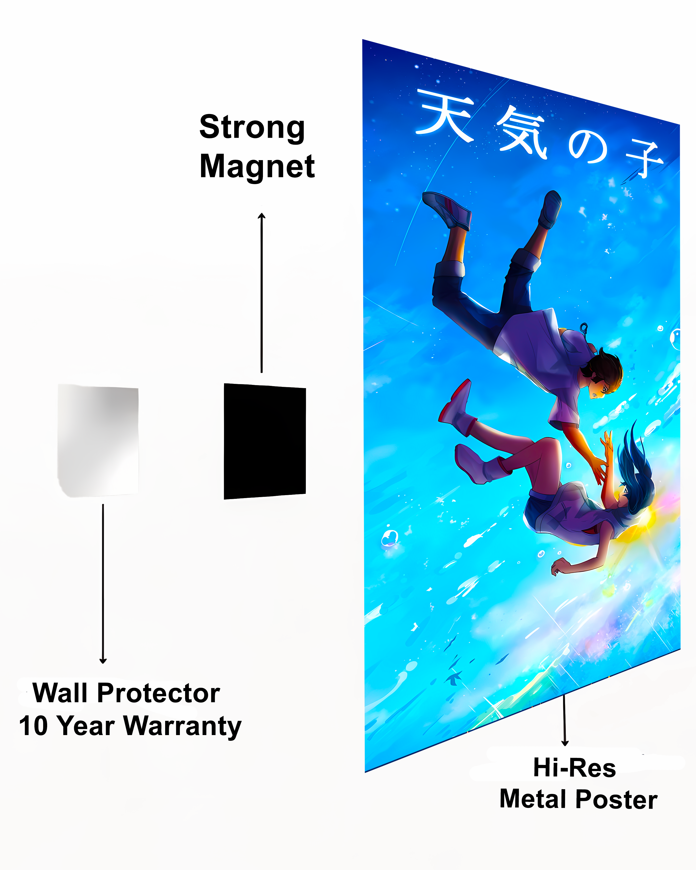 Weathering with You Metal Poster