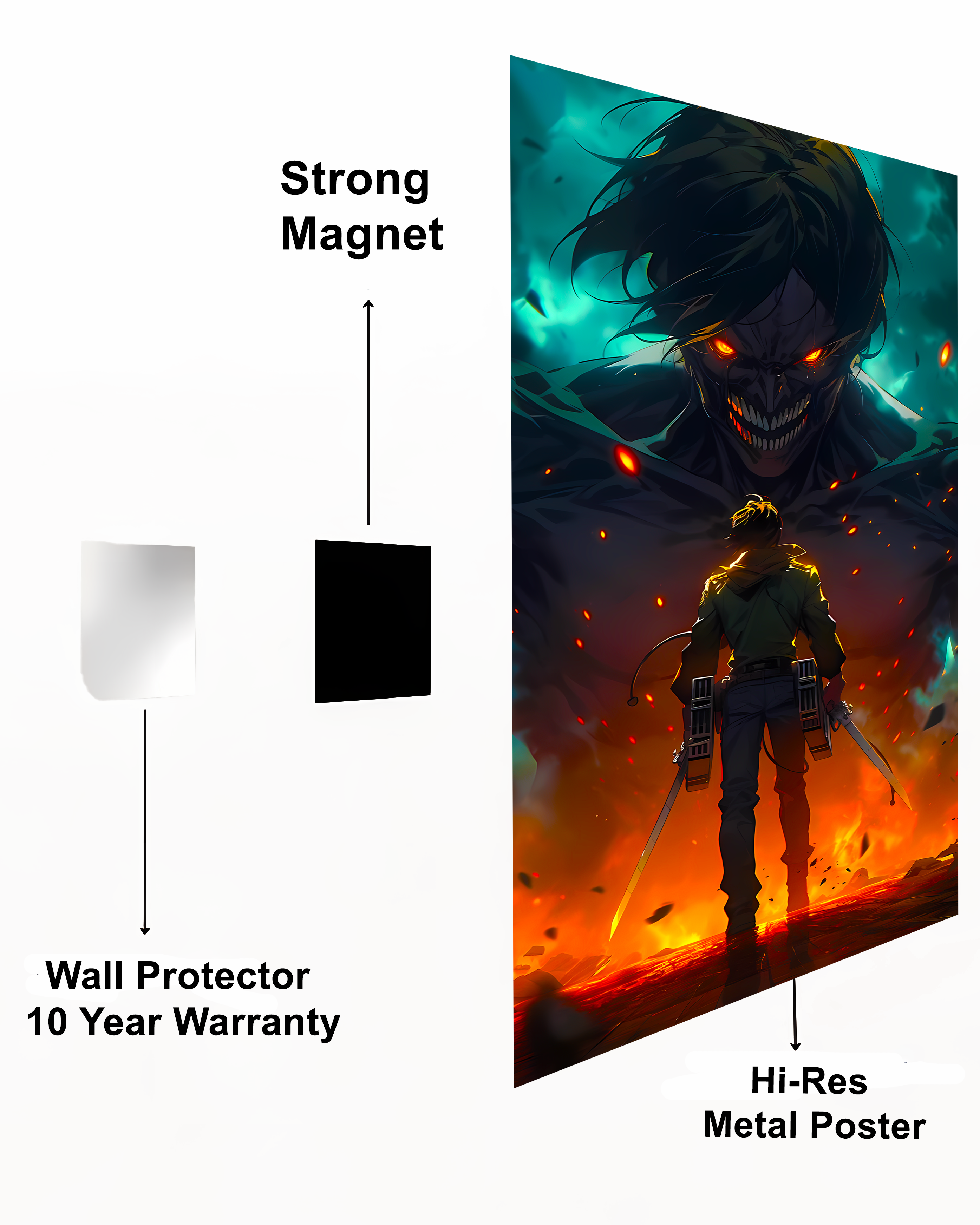 Attack on Titan Metal Poster