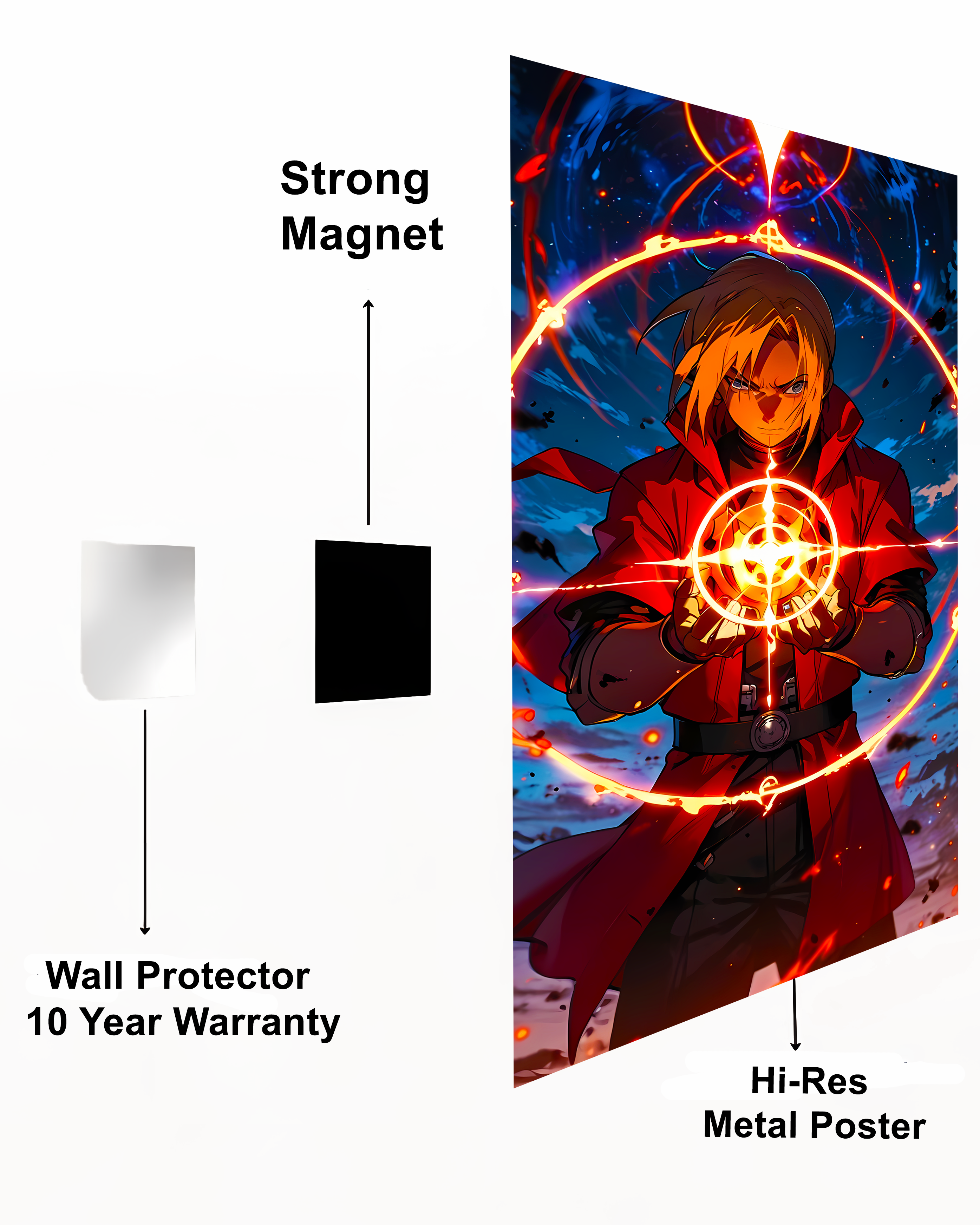 Fullmetal Alchemist Metal Poster