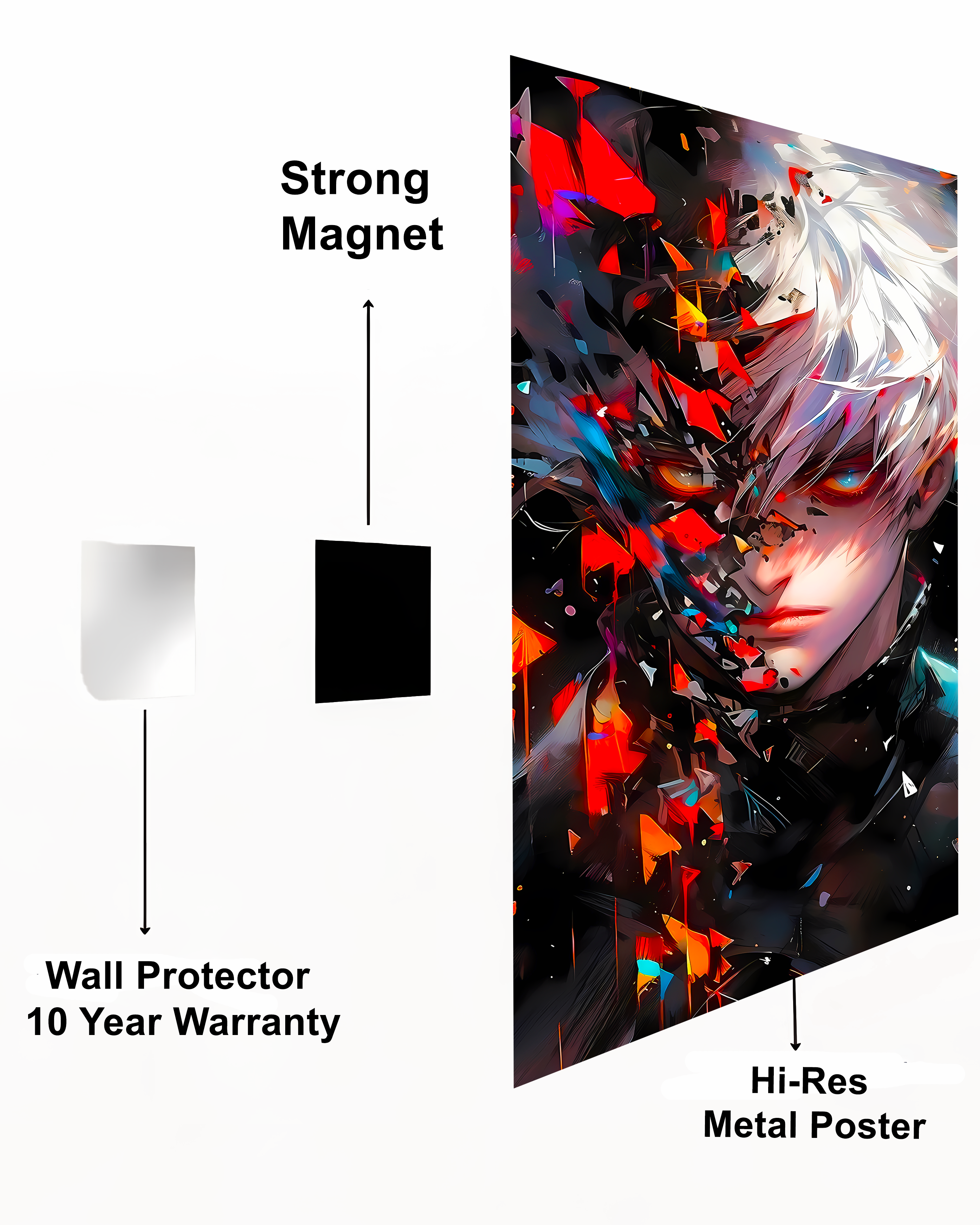Satoru Gojo Metal Poster