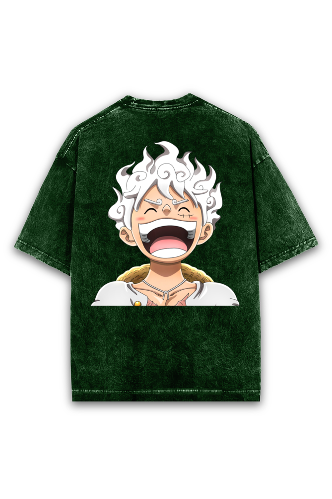 One Piece Acid Wash Oversized T-shirt