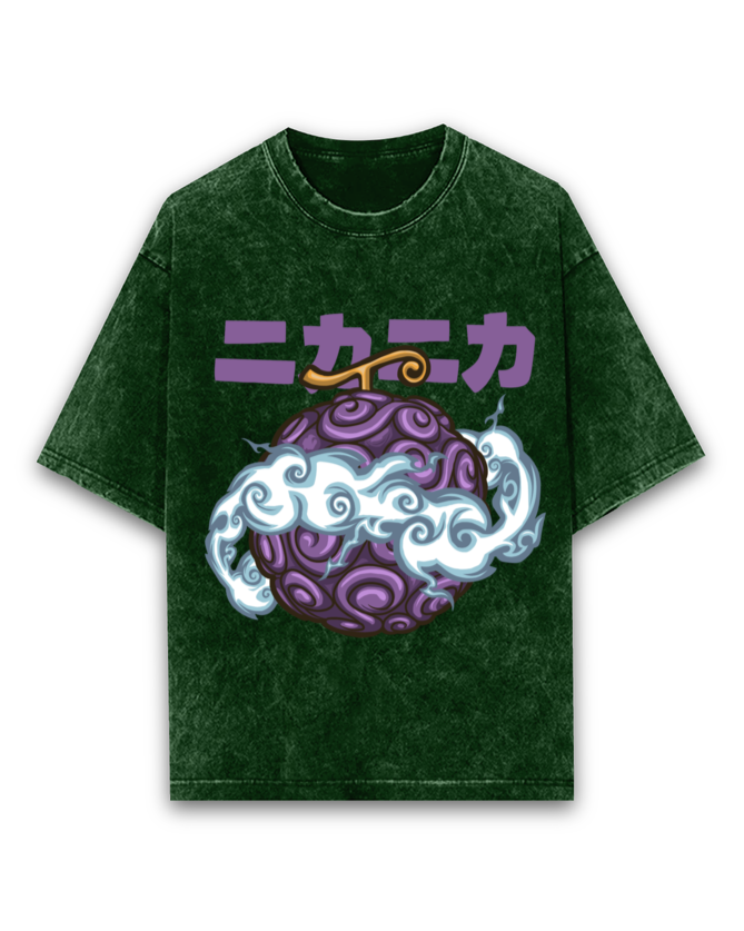 One Piece Acid Wash Oversized T-shirt