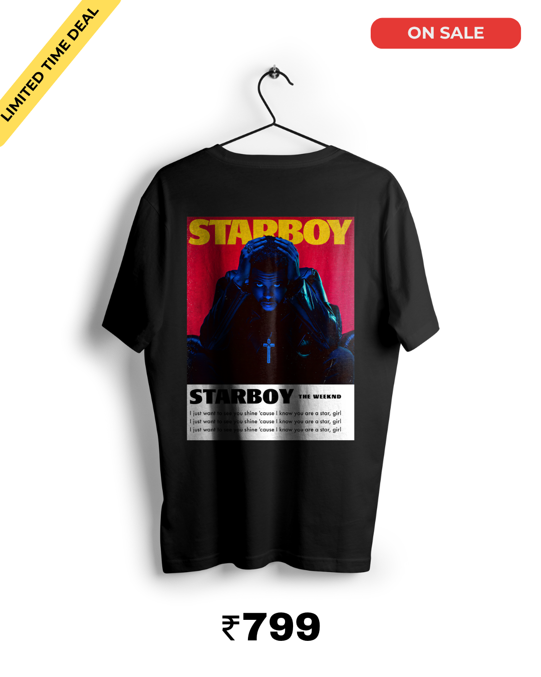 Starboy (Weeknd) T-shirt (On Sale)