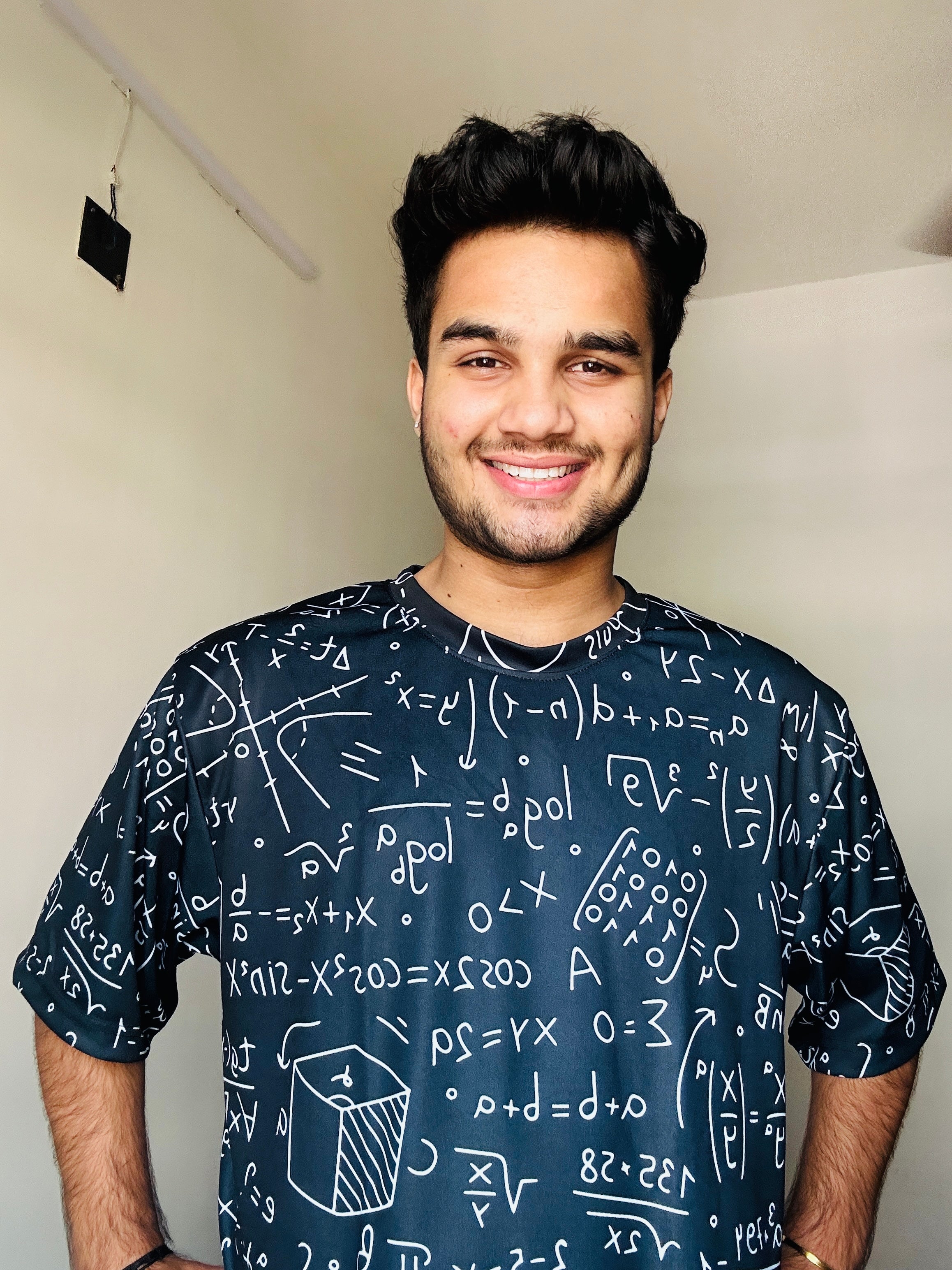 Nerdy Maths Equations Oversized T-shirt
