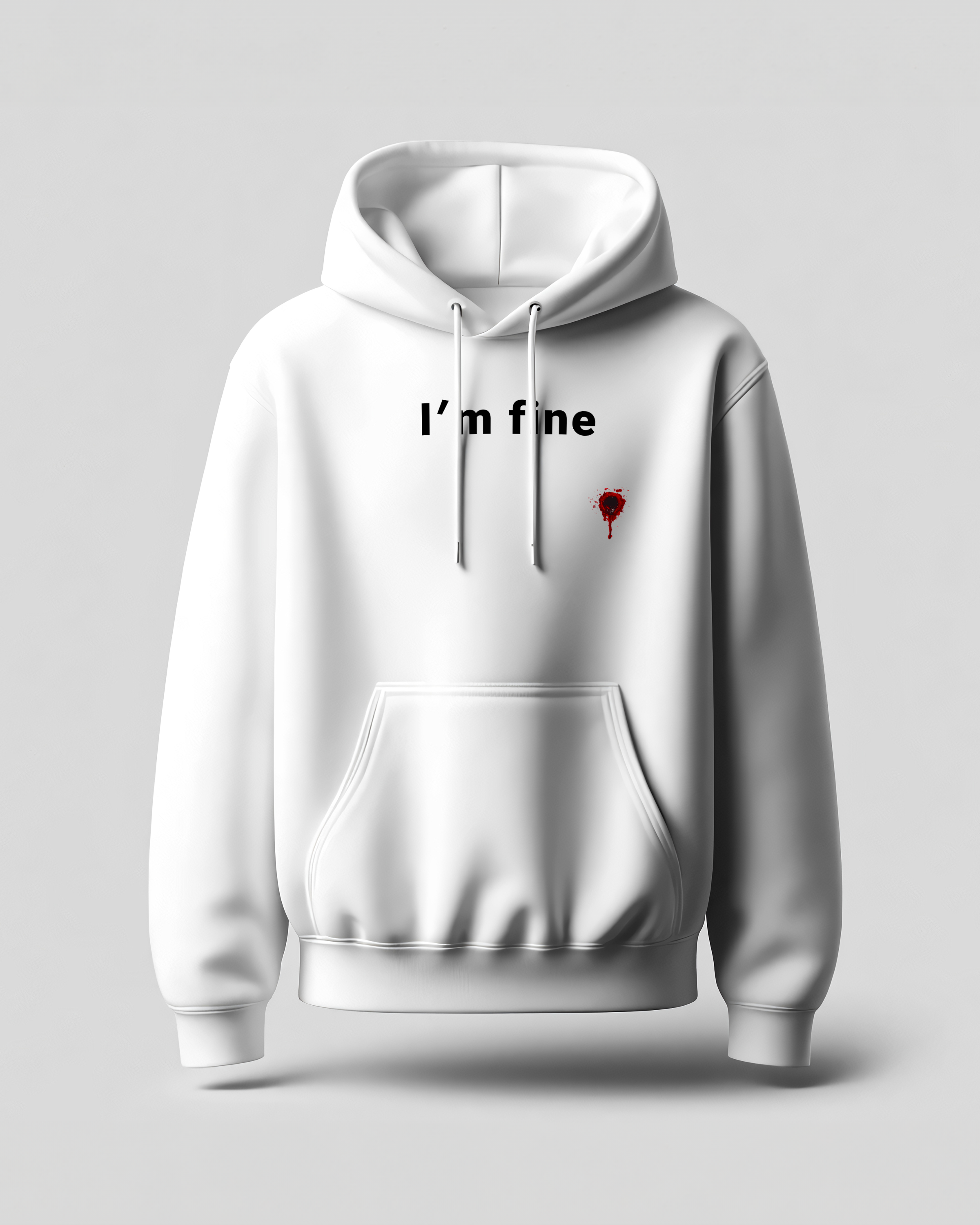 I'm Fine Heavy Hoodie