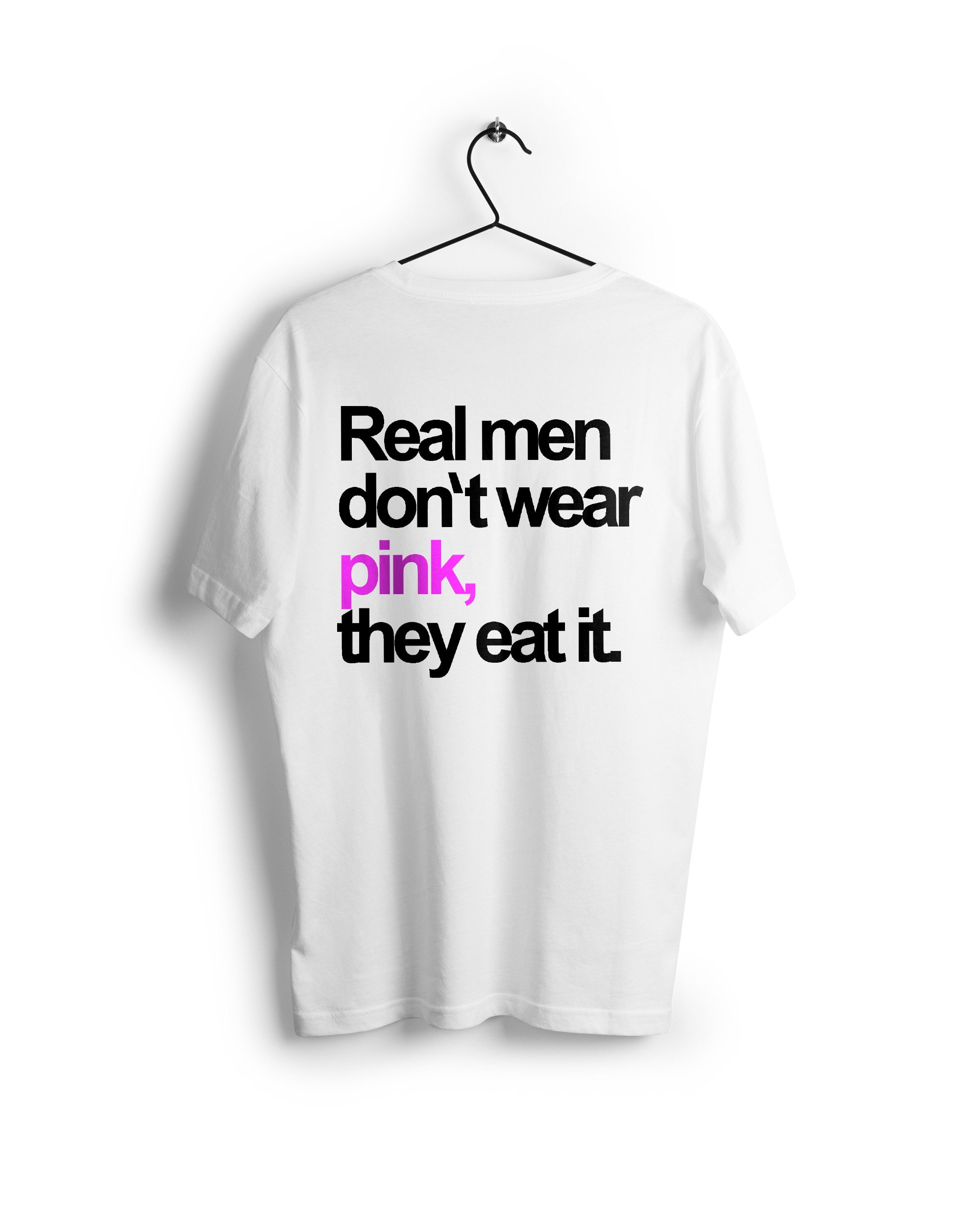 Real Men Don't Wear Pink Oversized T-shirt