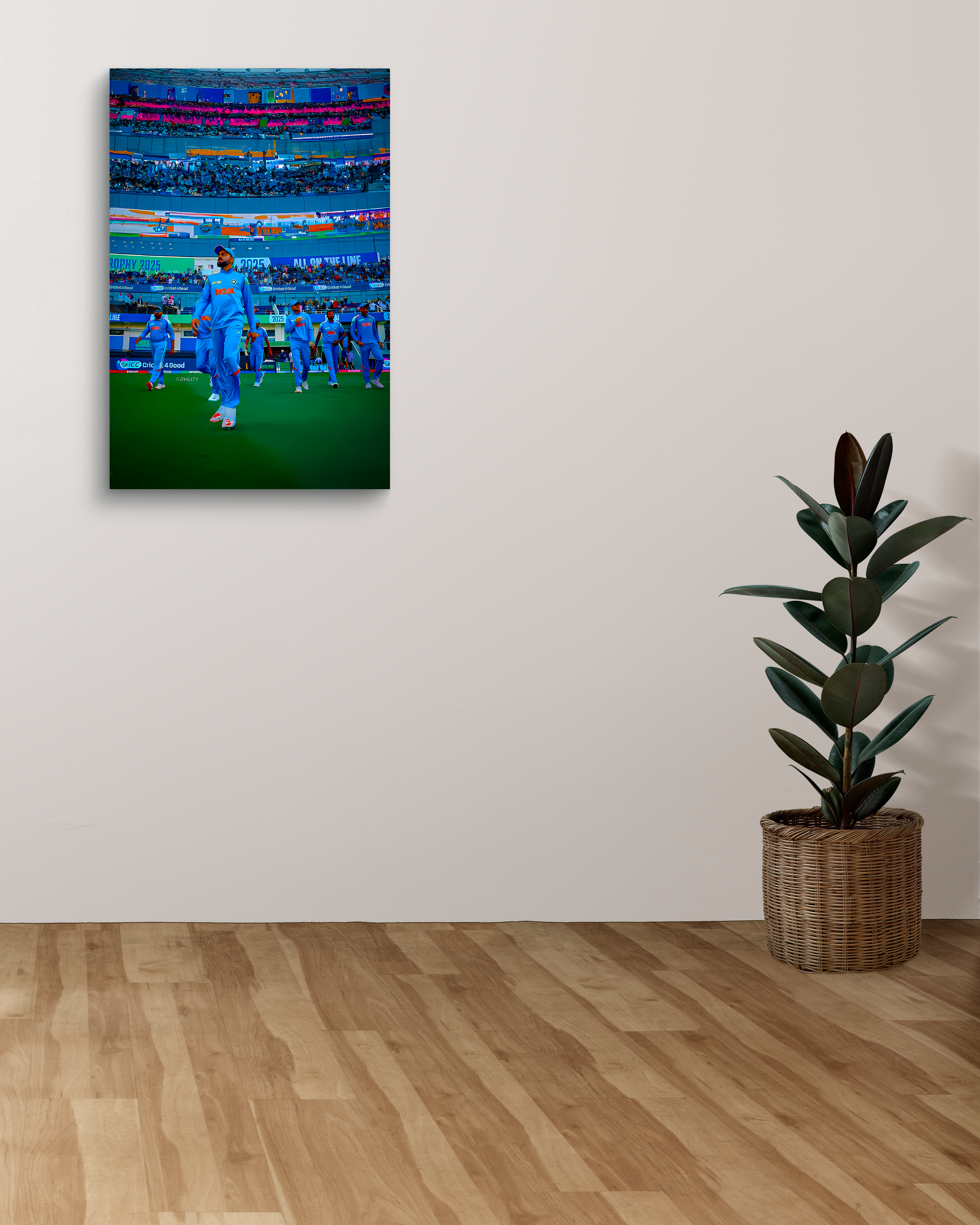 Team India : Virat Kohli Metal Poster