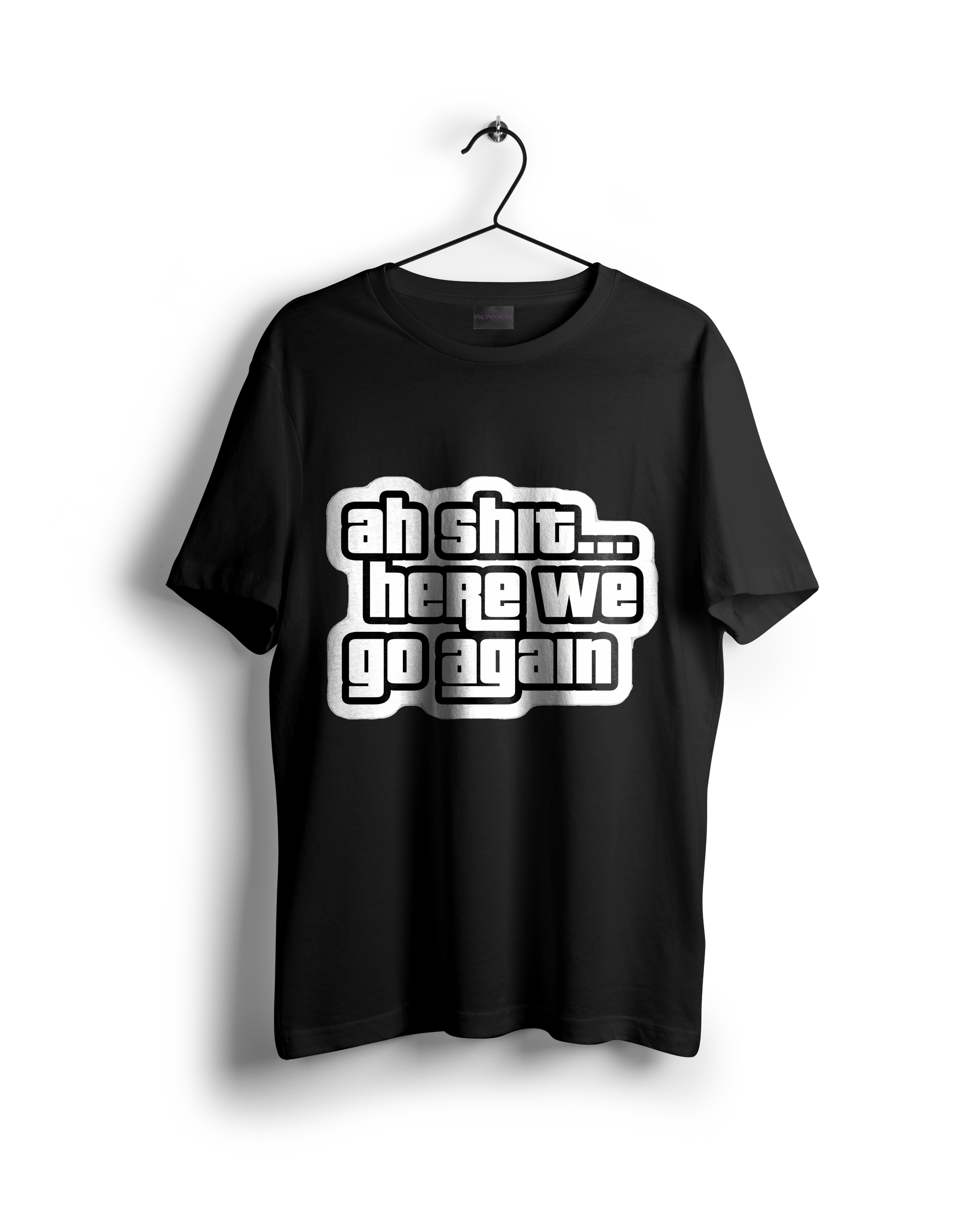 Ah Shit Here We Go Again GTA Oversized T-shirt