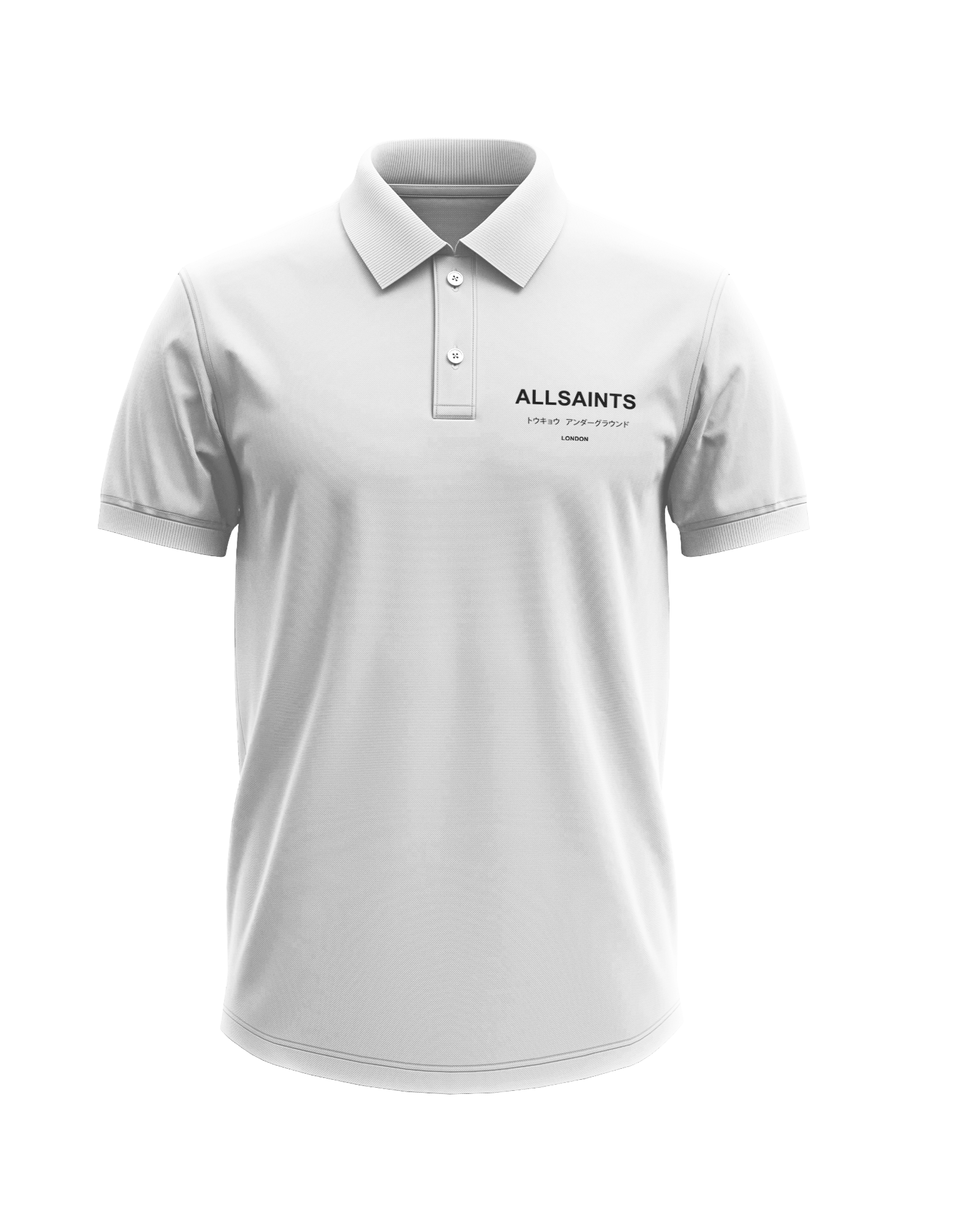 All Saints London Underground Polo Tshirt