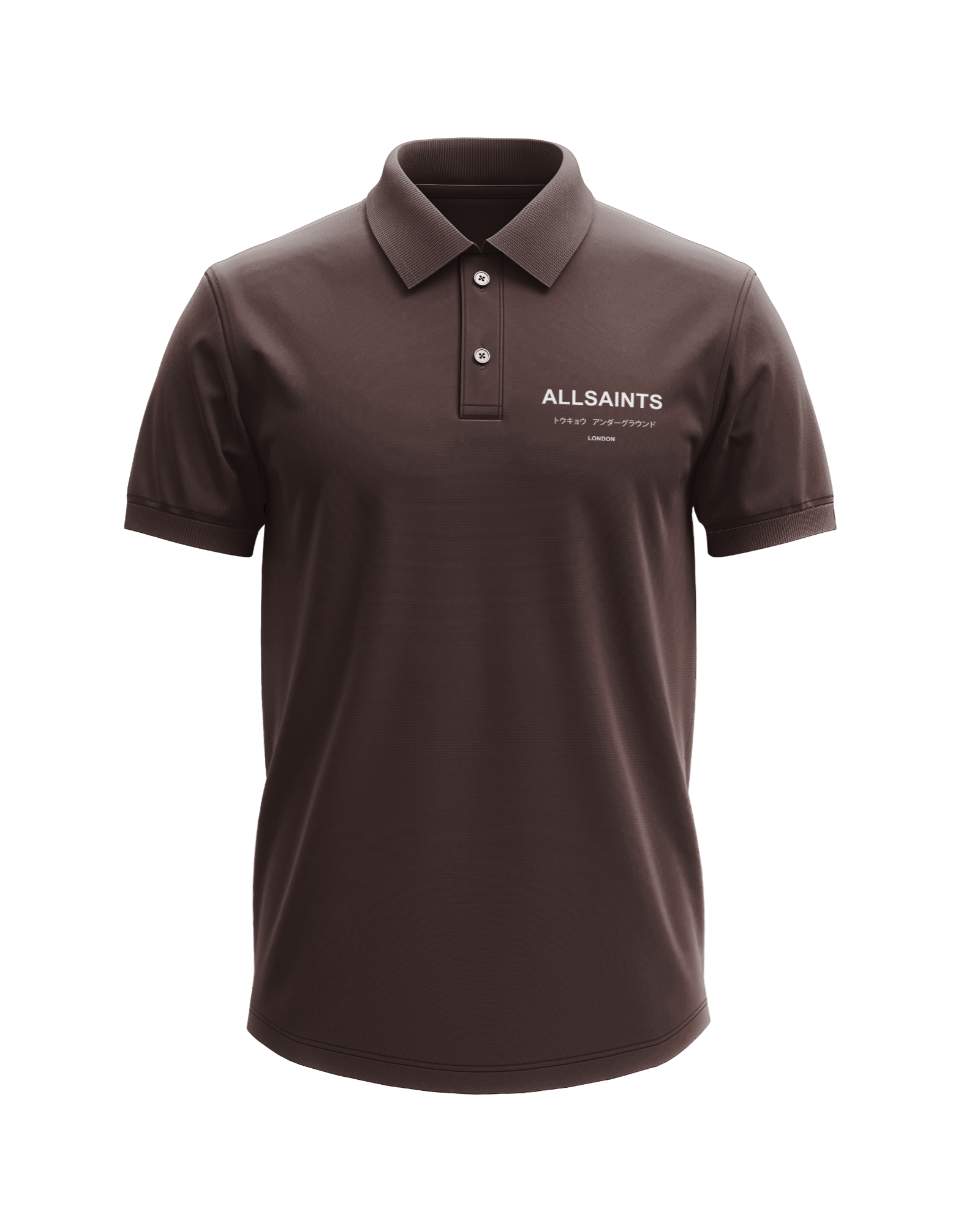 All Saints London Underground Polo Tshirt