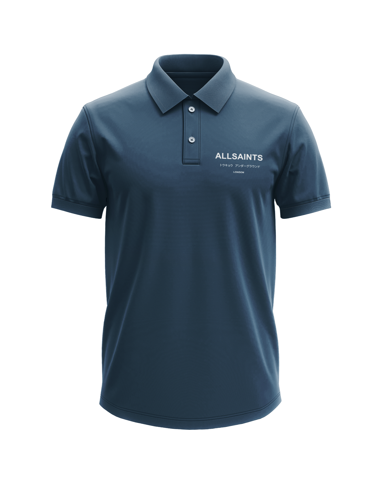 All Saints London Underground Polo Tshirt