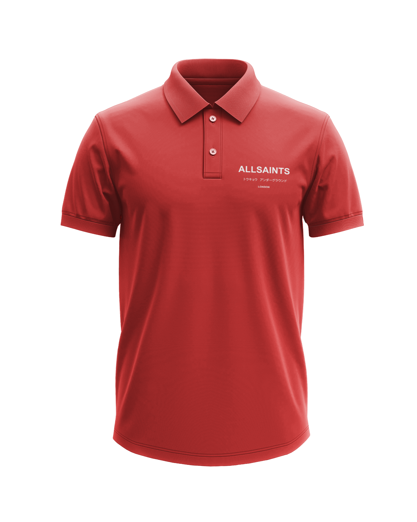All Saints London Underground Polo Tshirt