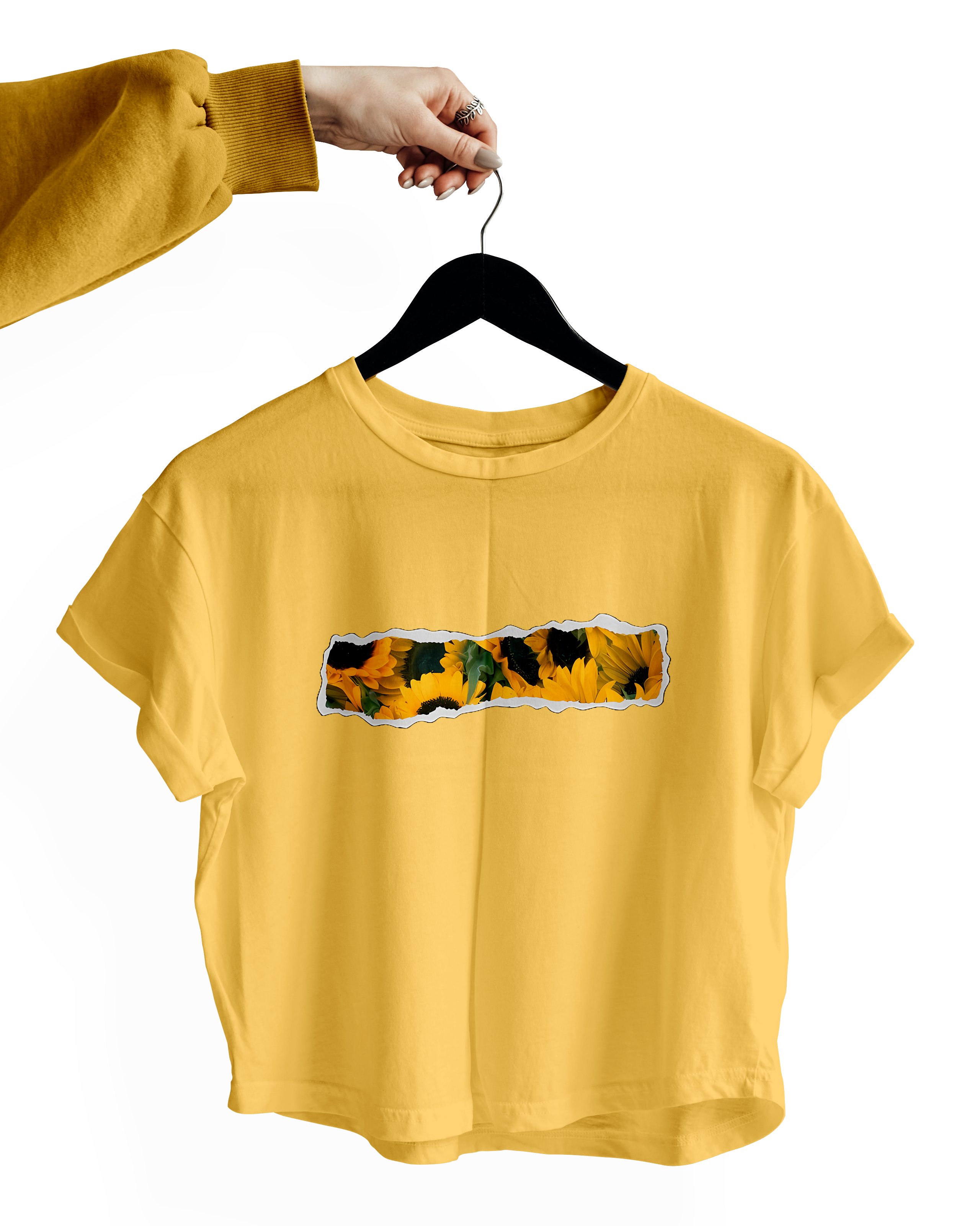 Sunflower Crop Top