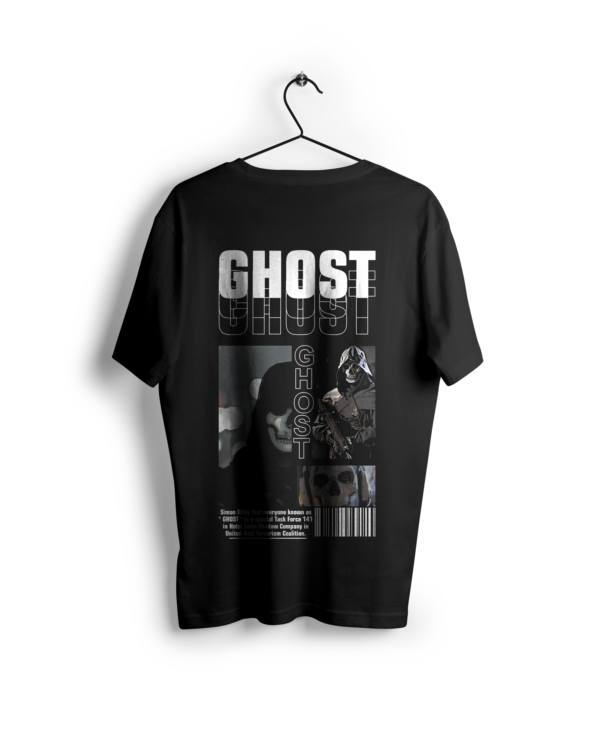 Call Of Duty Ghost Choices Have Consequences Oversized T-shirt
