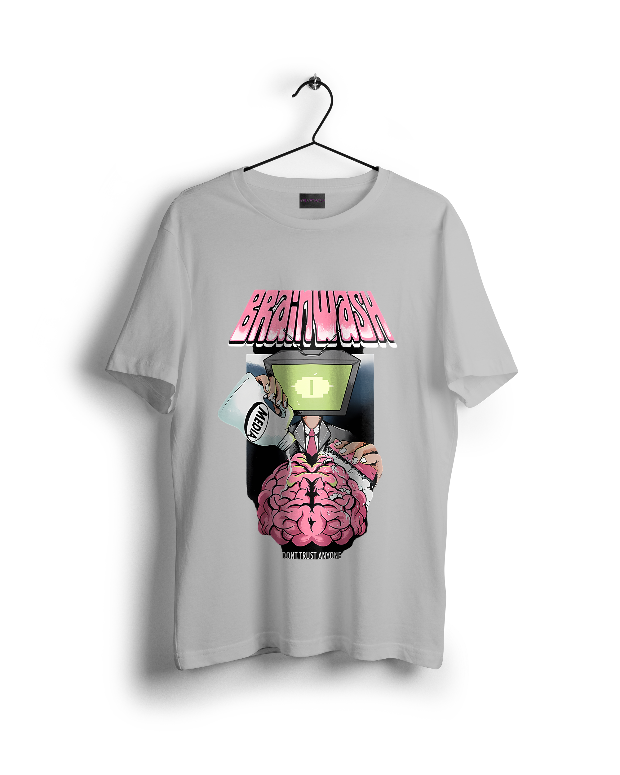 Brain Wash Printed Oversized T-shirt