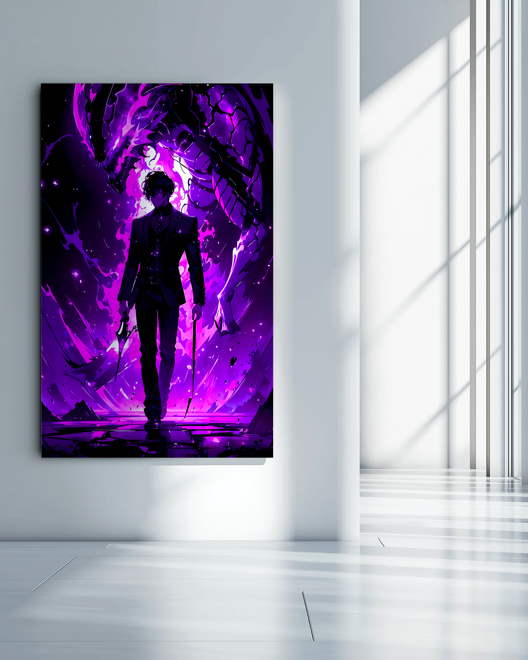 Solo Leveling Anime Metal Poster
