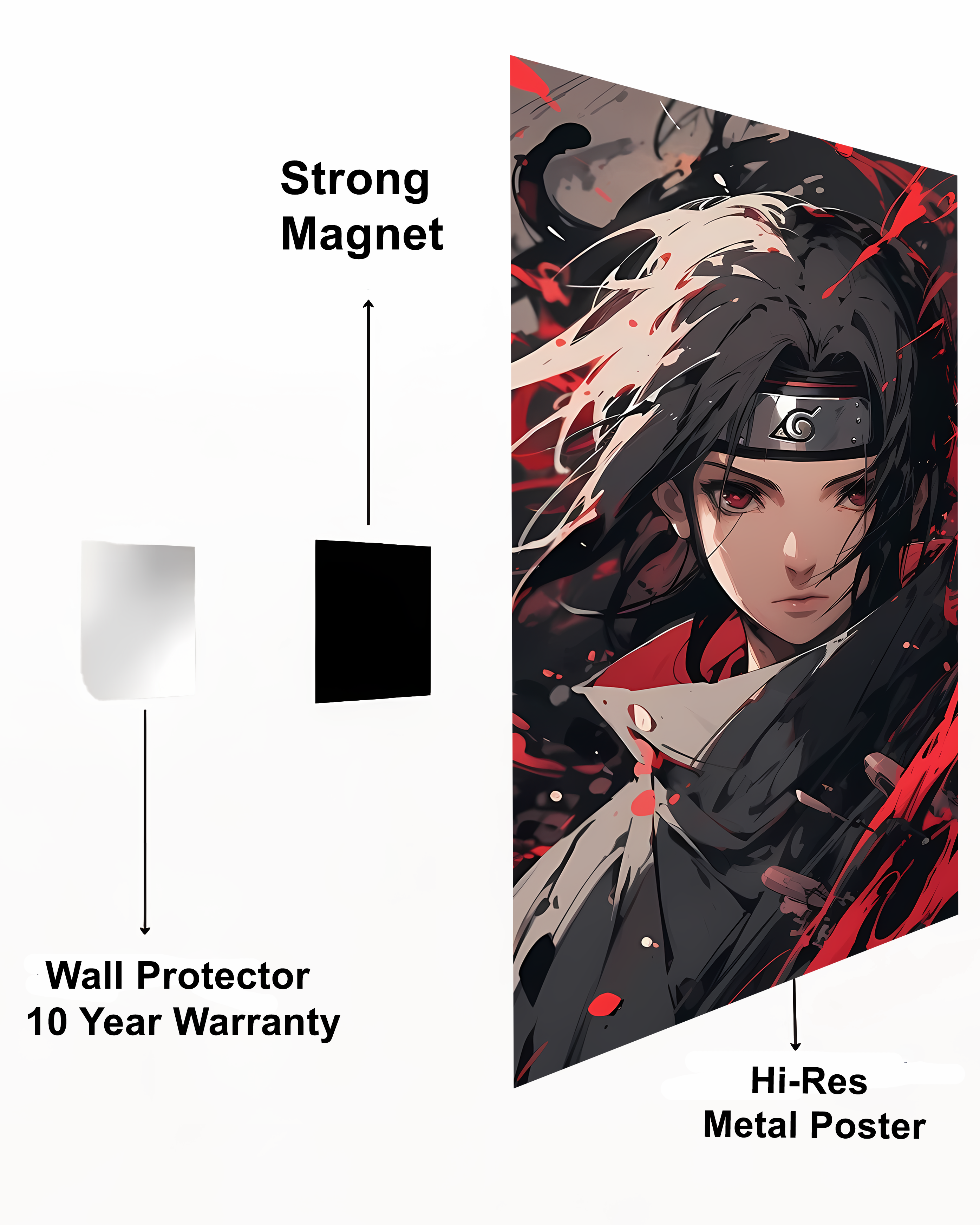 Itachi Uchiha Metal Poster