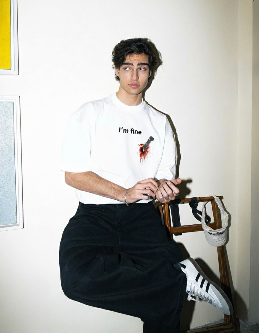 I'm Fine Knife T-shirt (On Sale)