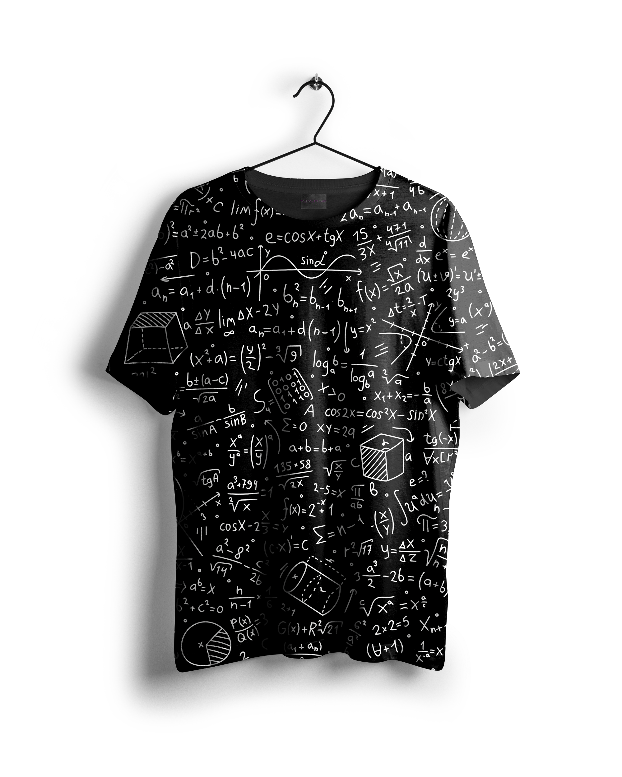 Nerdy Maths Equations Oversized T-shirt