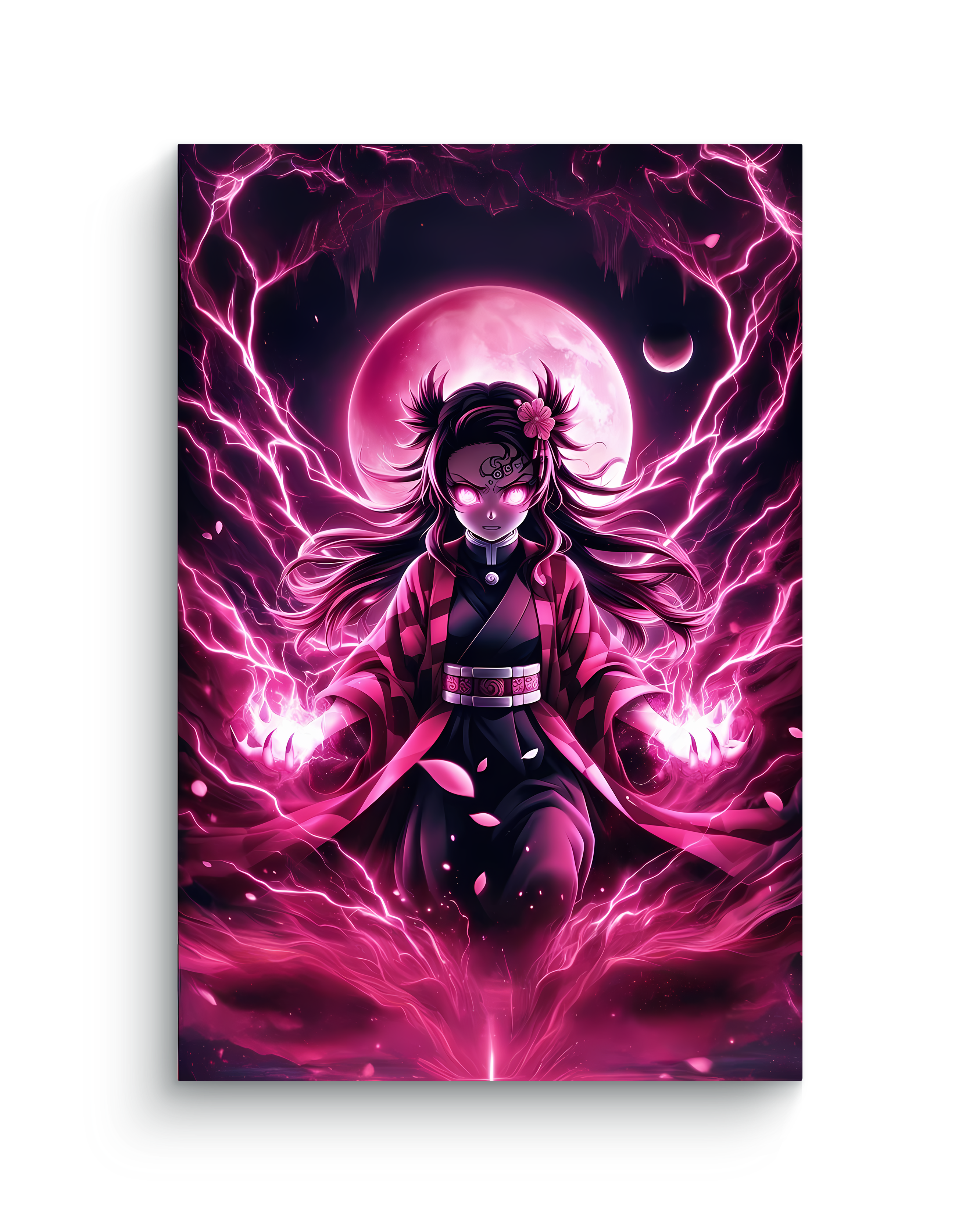 Nezuko Kamado Demon Slayer Metal Poster