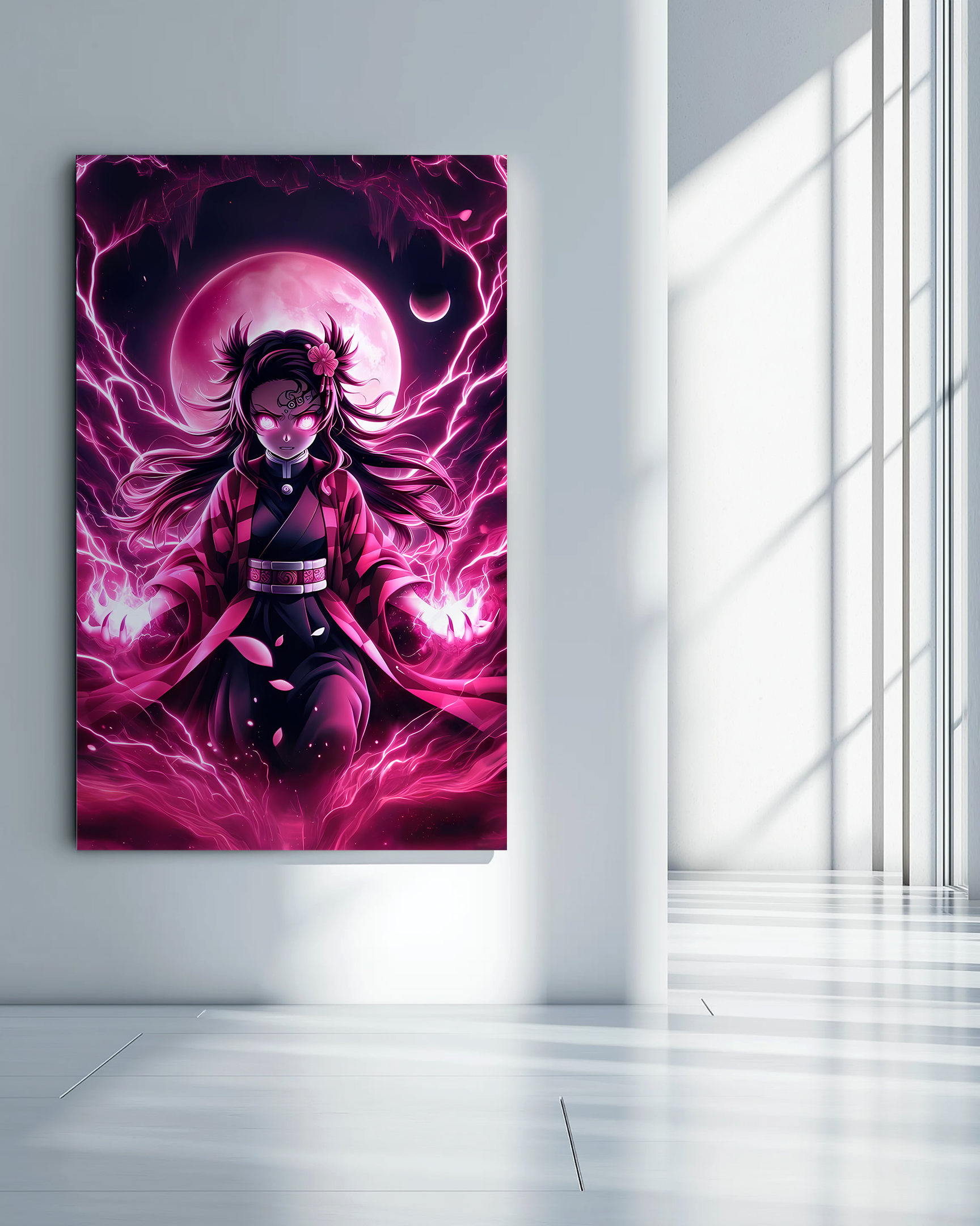 Nezuko Kamado Demon Slayer Metal Poster