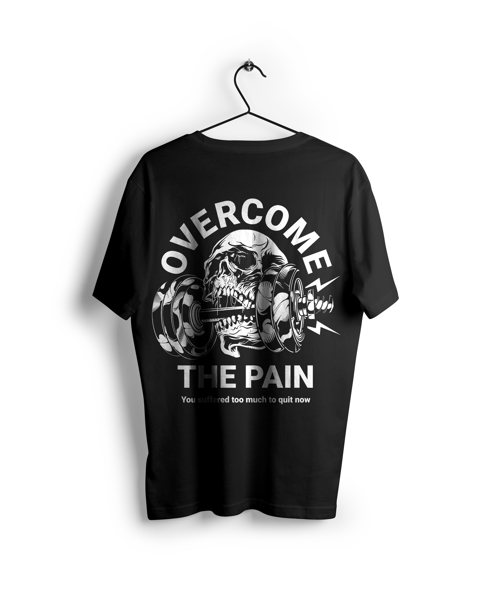 Overcome the Pain Gym Oversized T-shirt