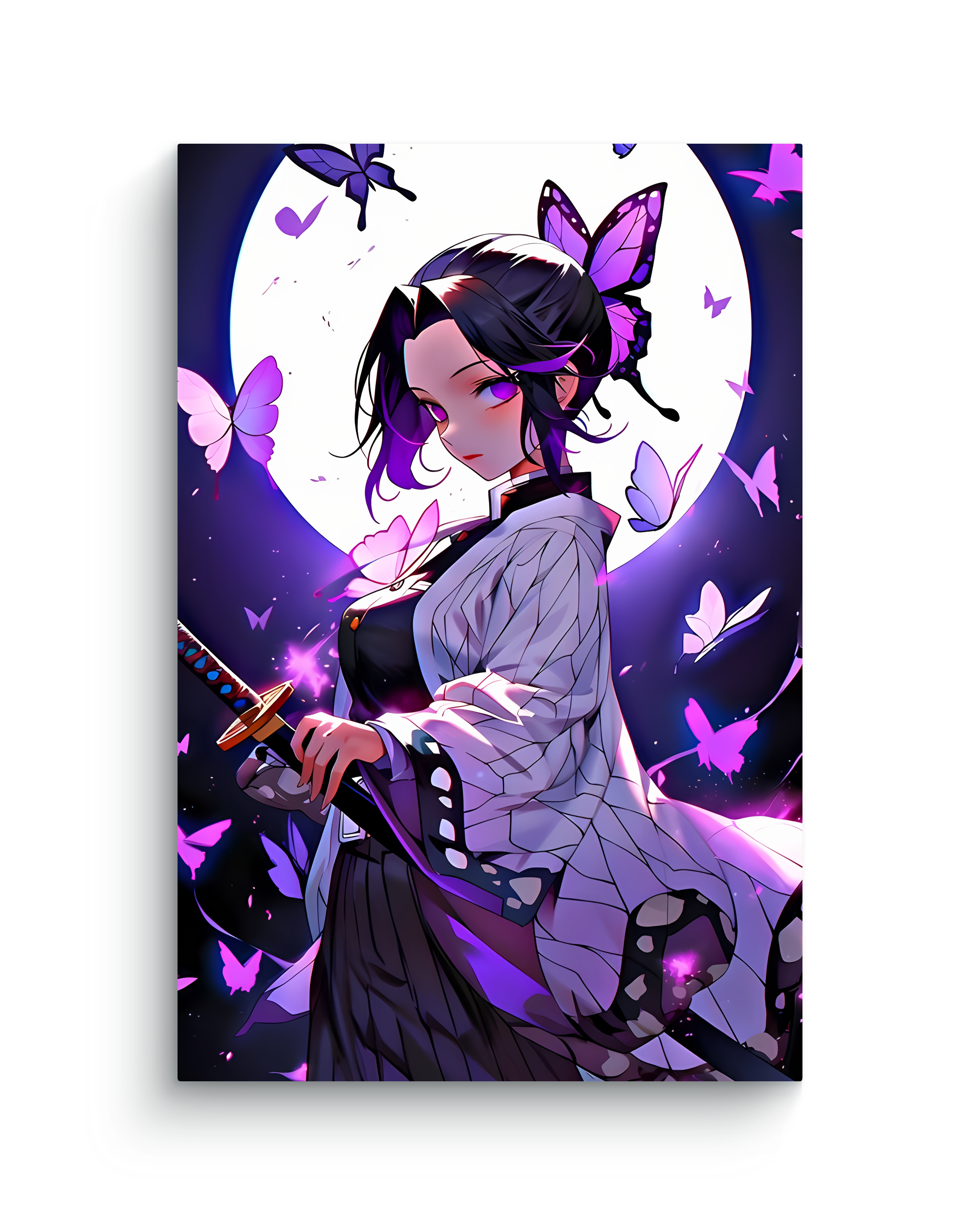 Shinobu Anime Metal Poster