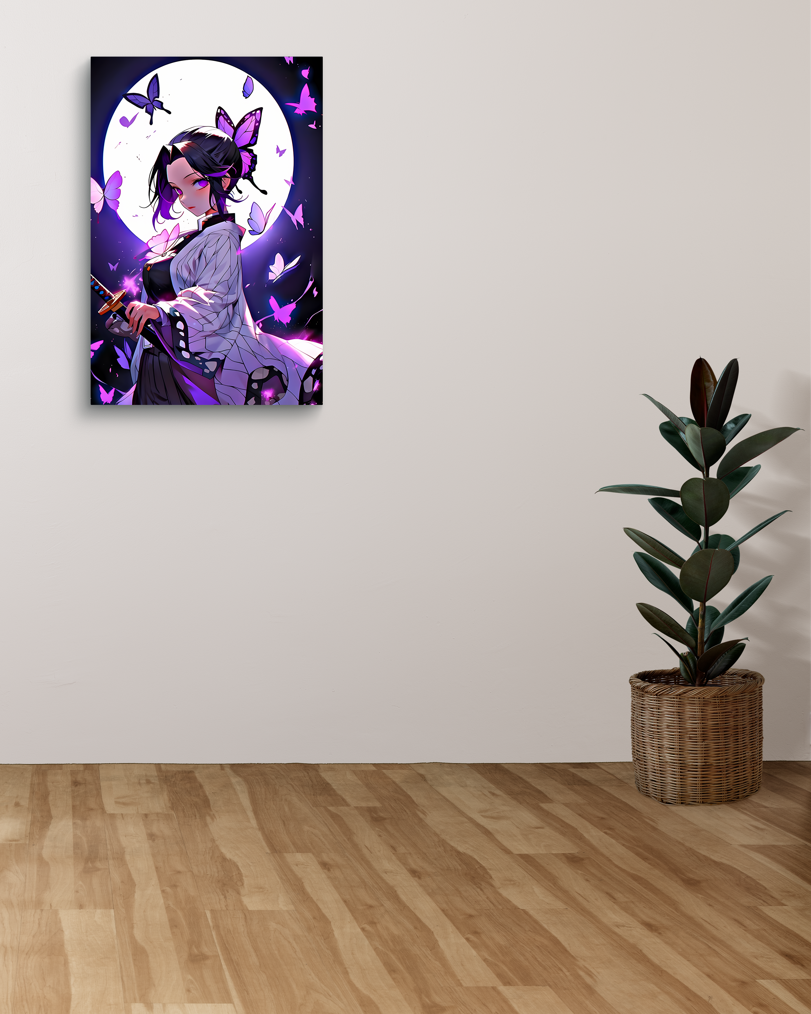 Shinobu Anime Metal Poster
