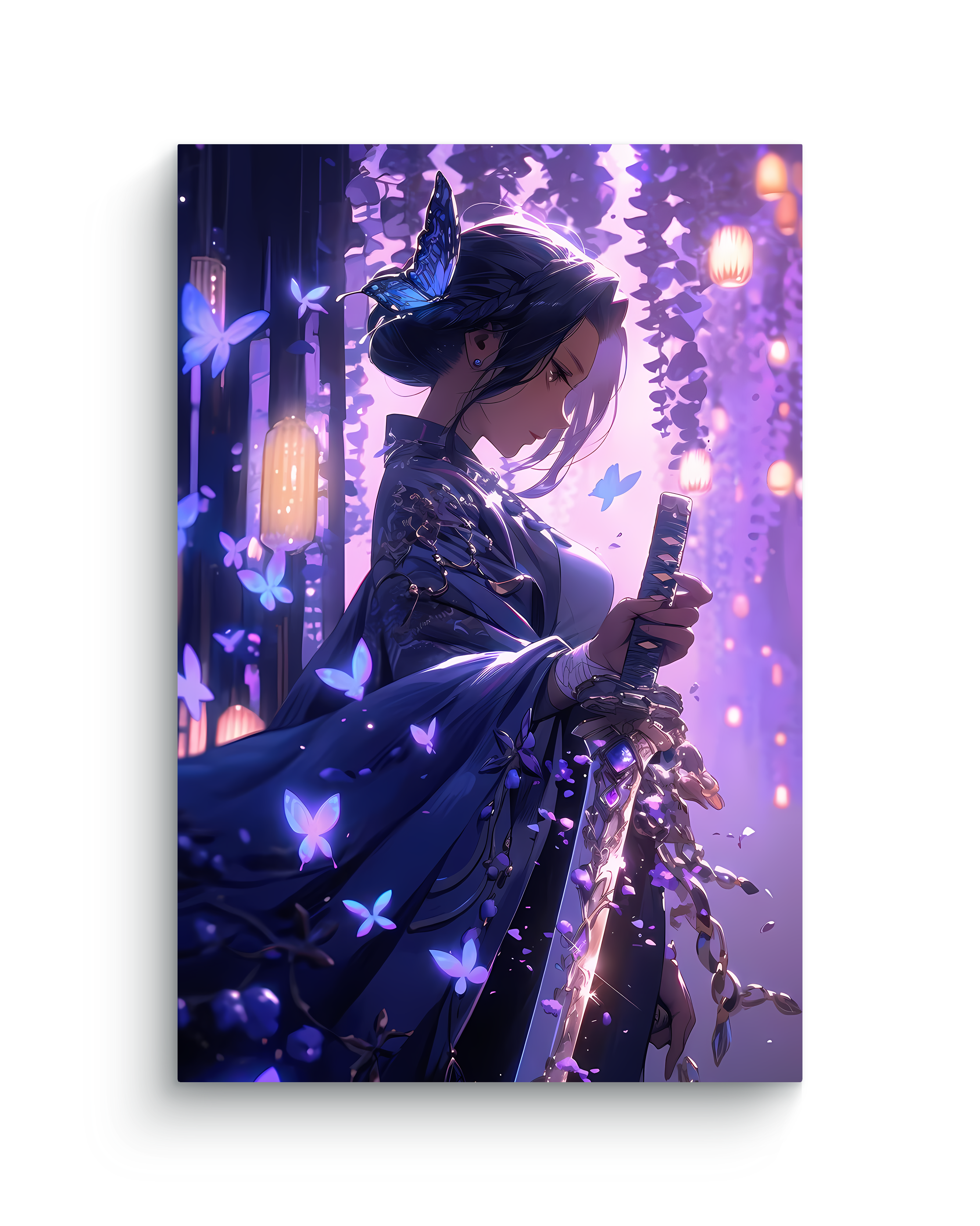 Shinobu Kocho Demon Slayer Metal Poster