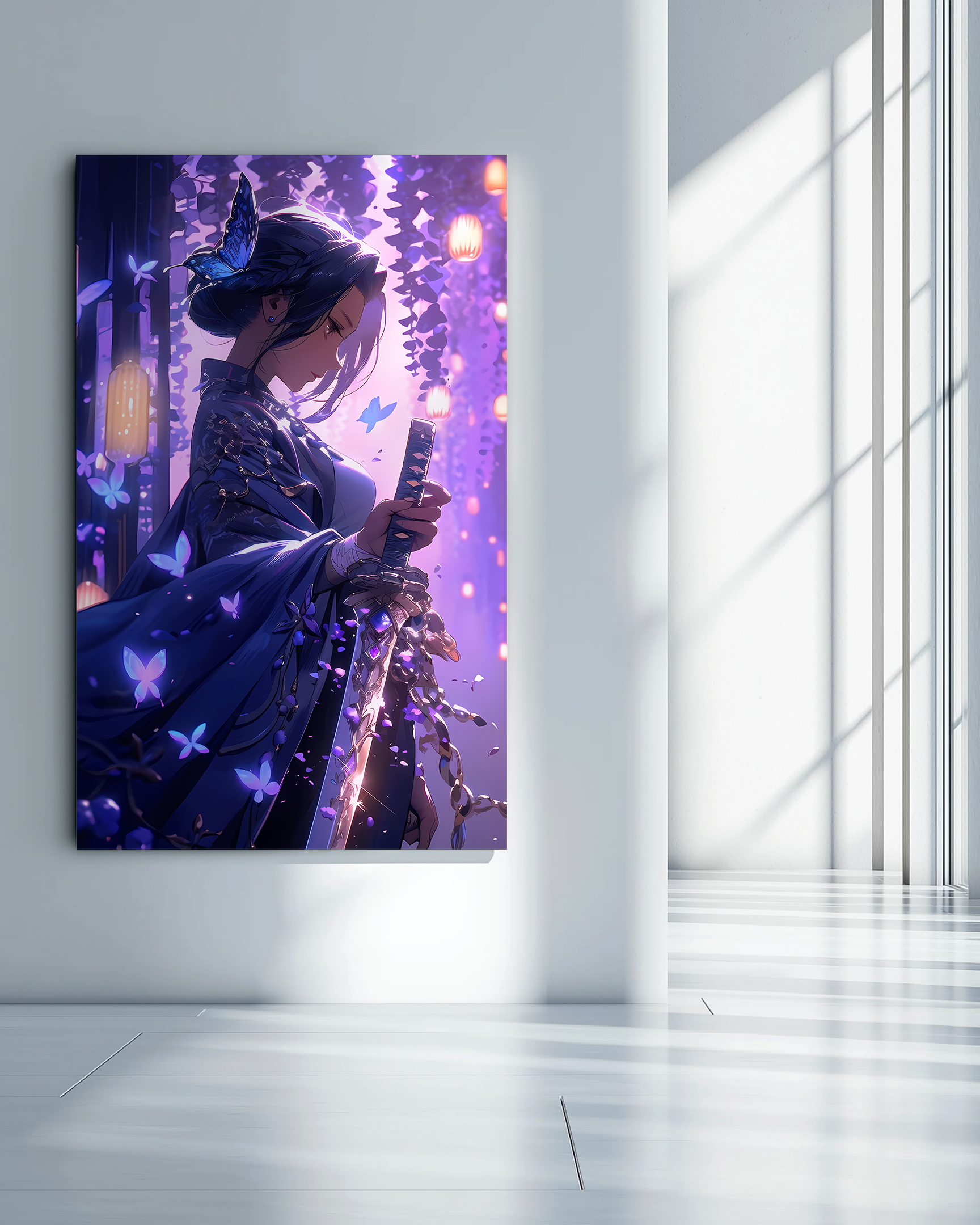 Shinobu Kocho Demon Slayer Metal Poster