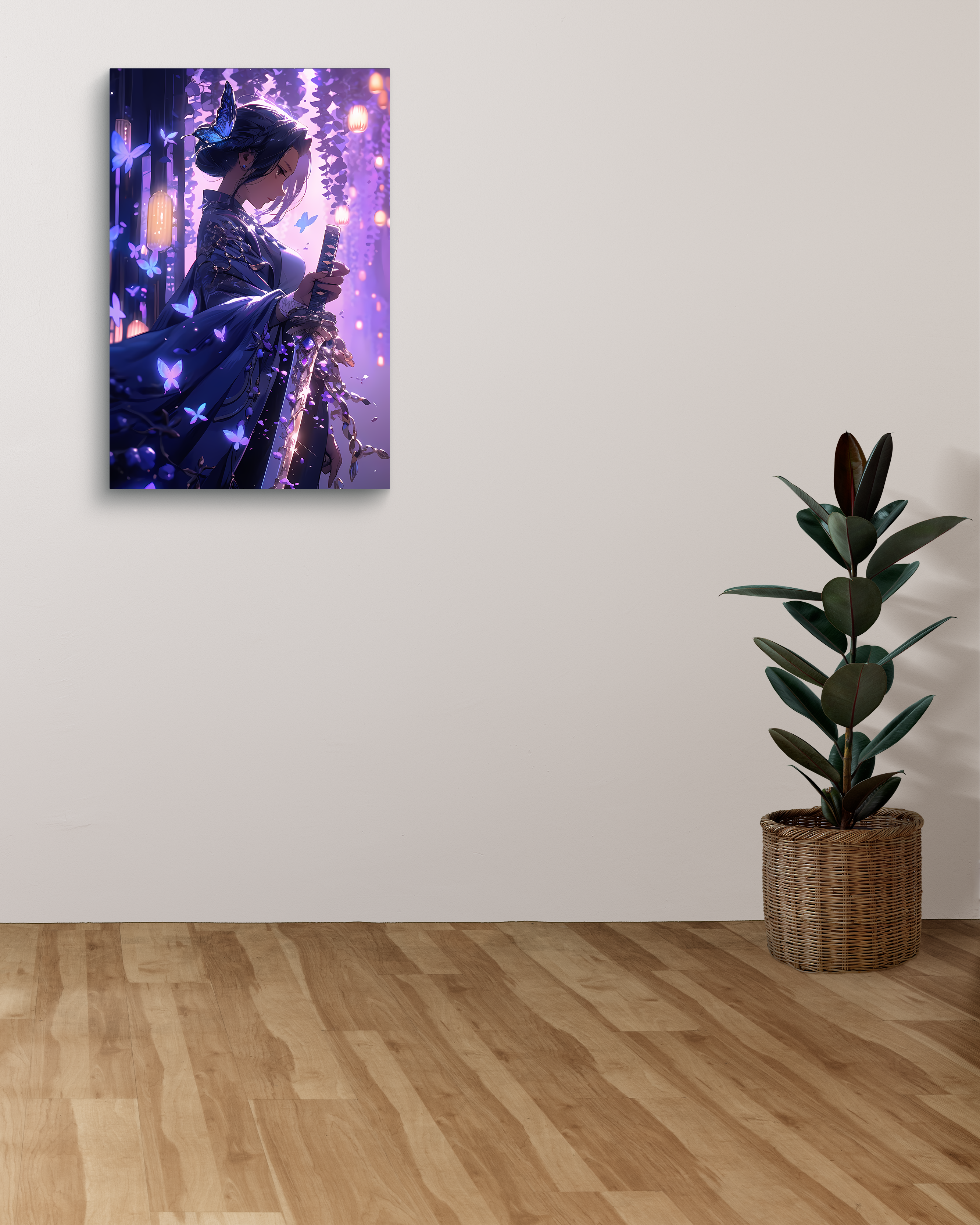 Shinobu Kocho Demon Slayer Metal Poster