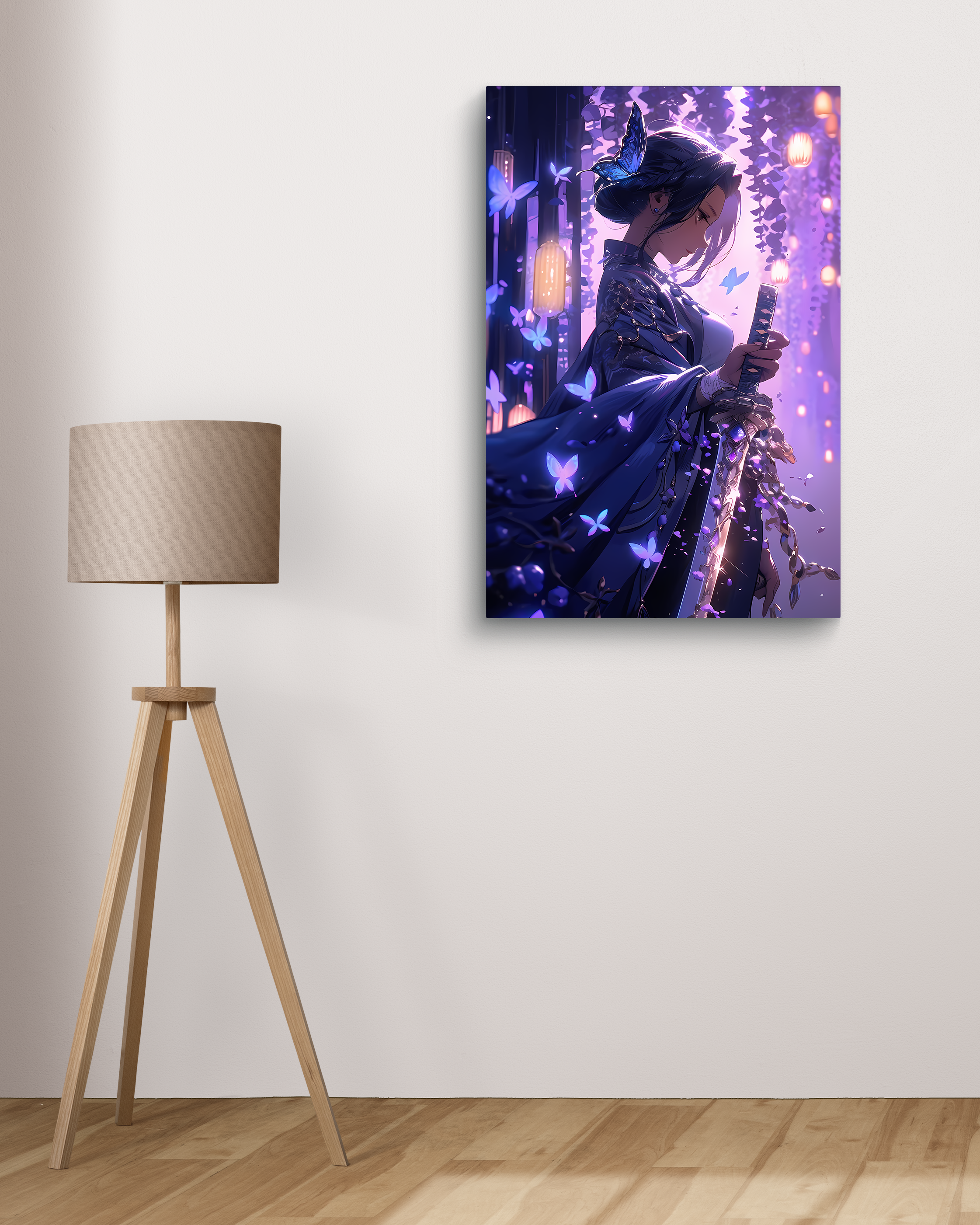 Shinobu Kocho Demon Slayer Metal Poster
