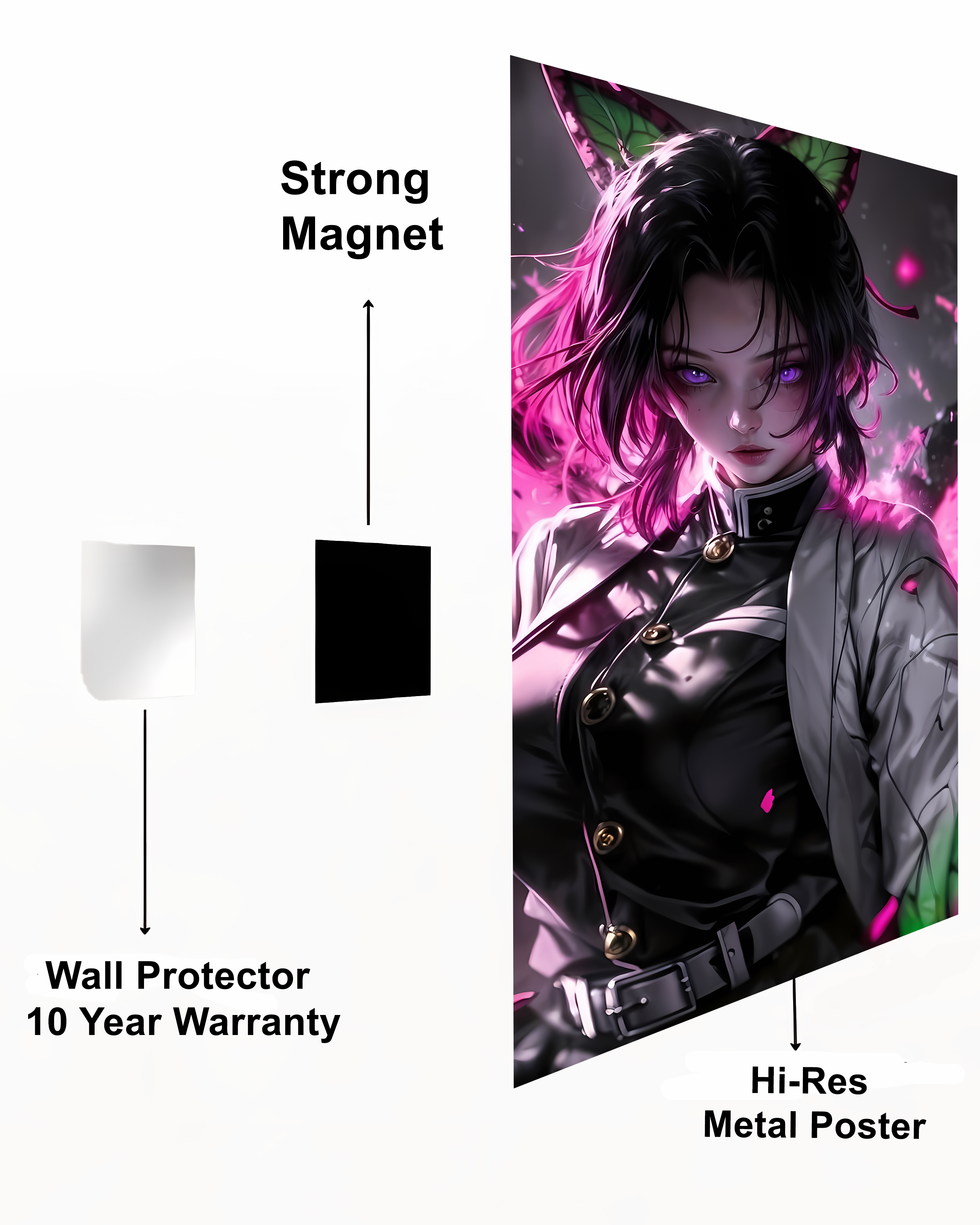 Shinobu Metal Poster