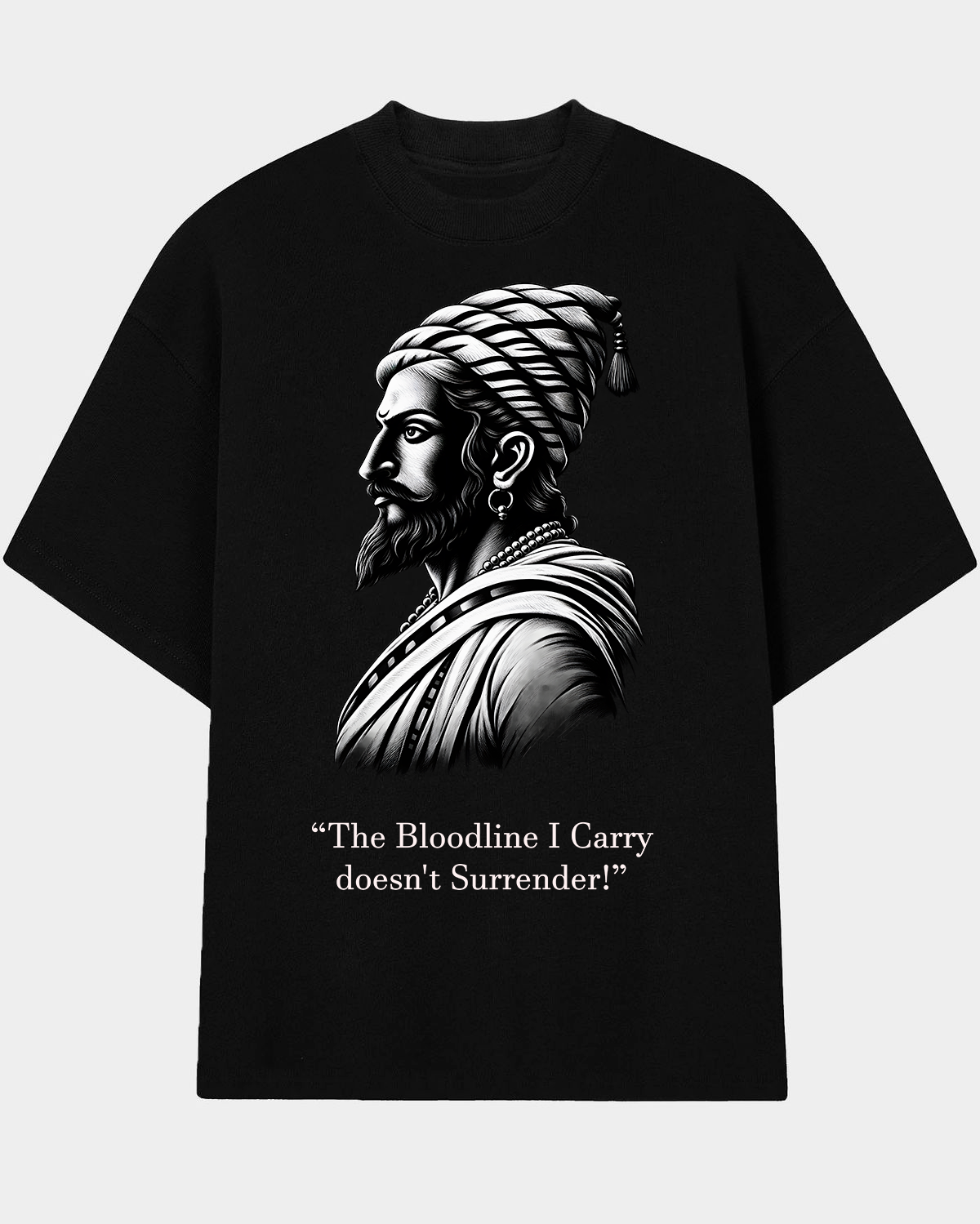 Chhatrapati Shivaji Maharaj : Maratha Legacy Oversized T-shirt