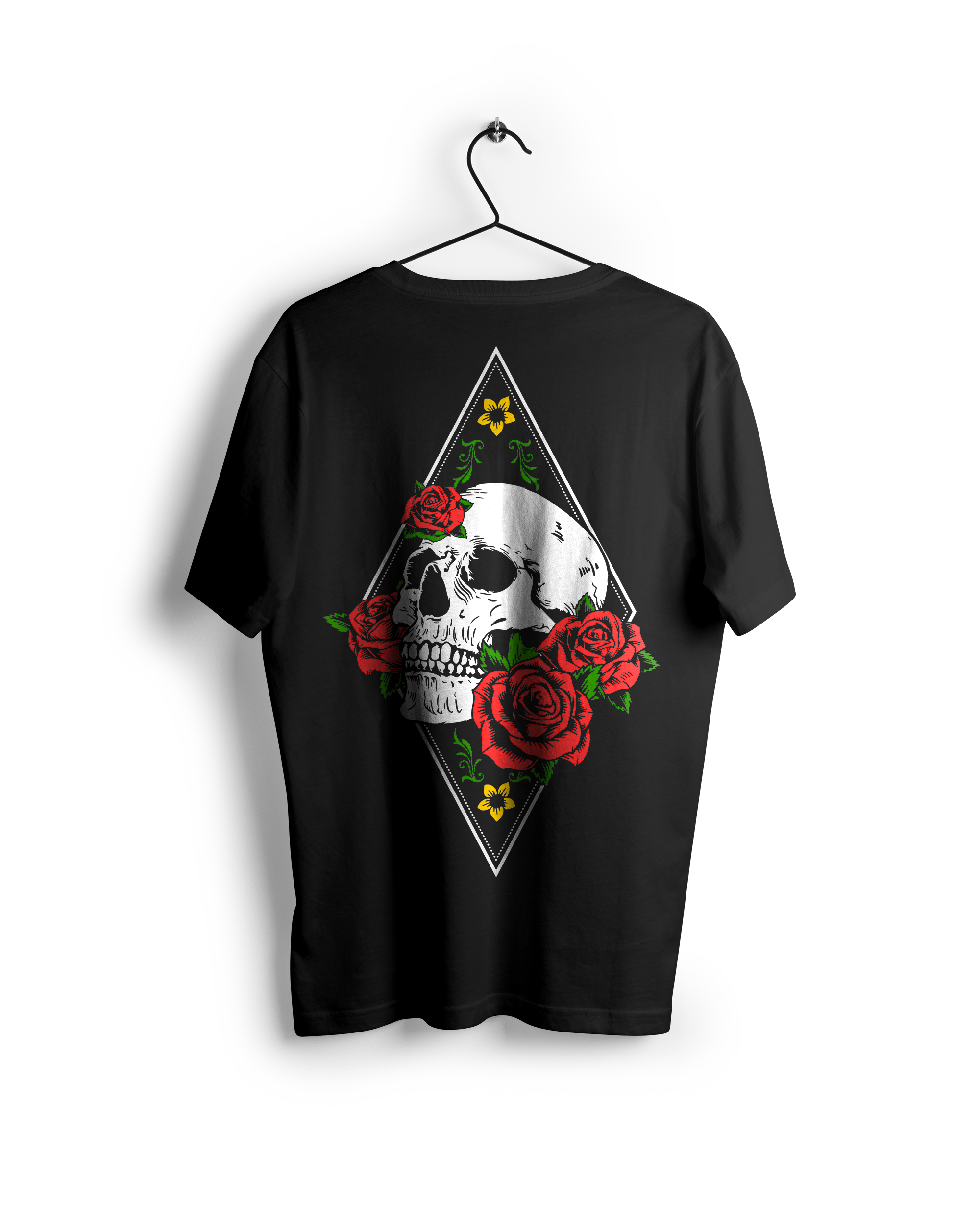 Rose Skull Oversized T-shirt