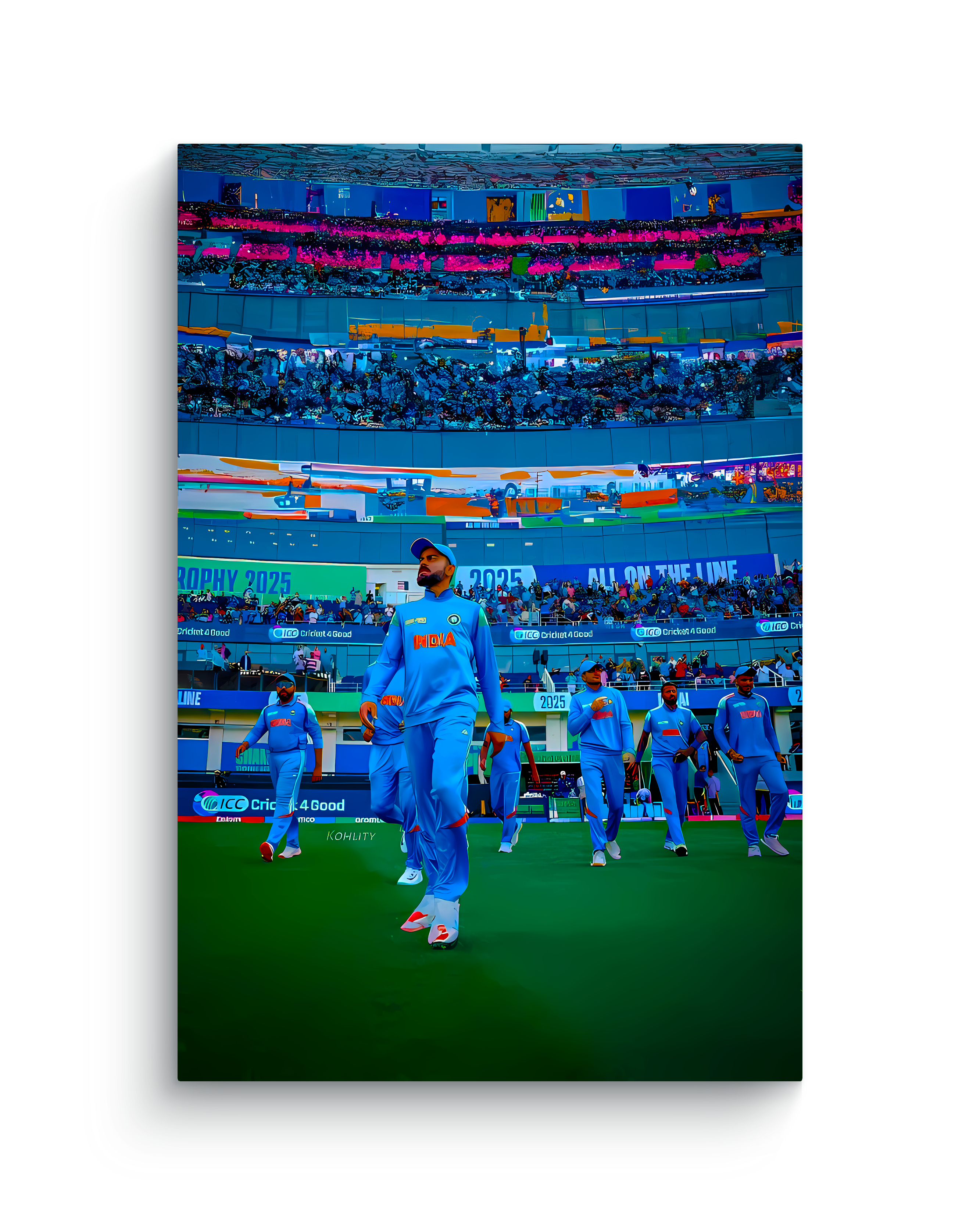 Team India : Virat Kohli Metal Poster
