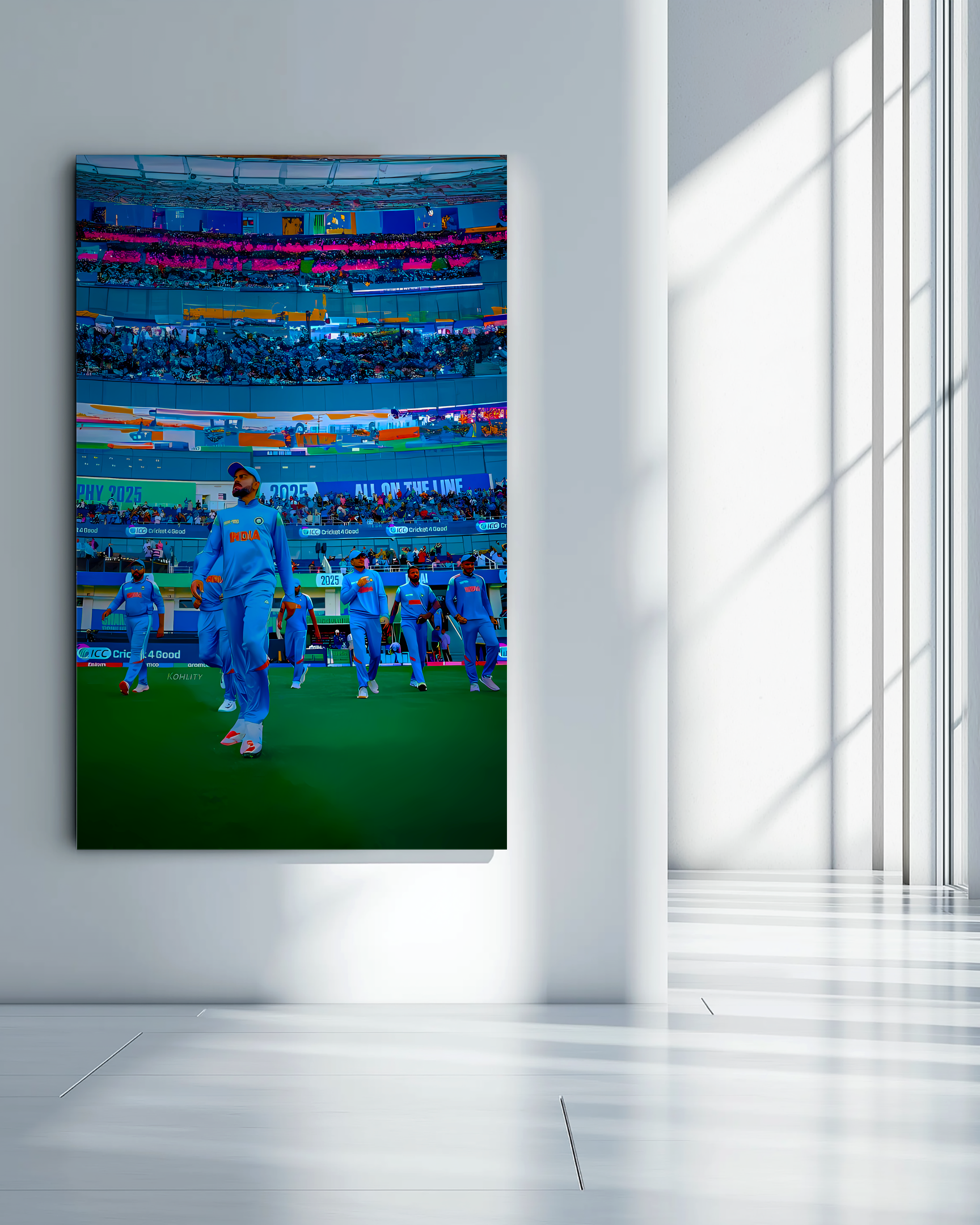 Team India : Virat Kohli Metal Poster